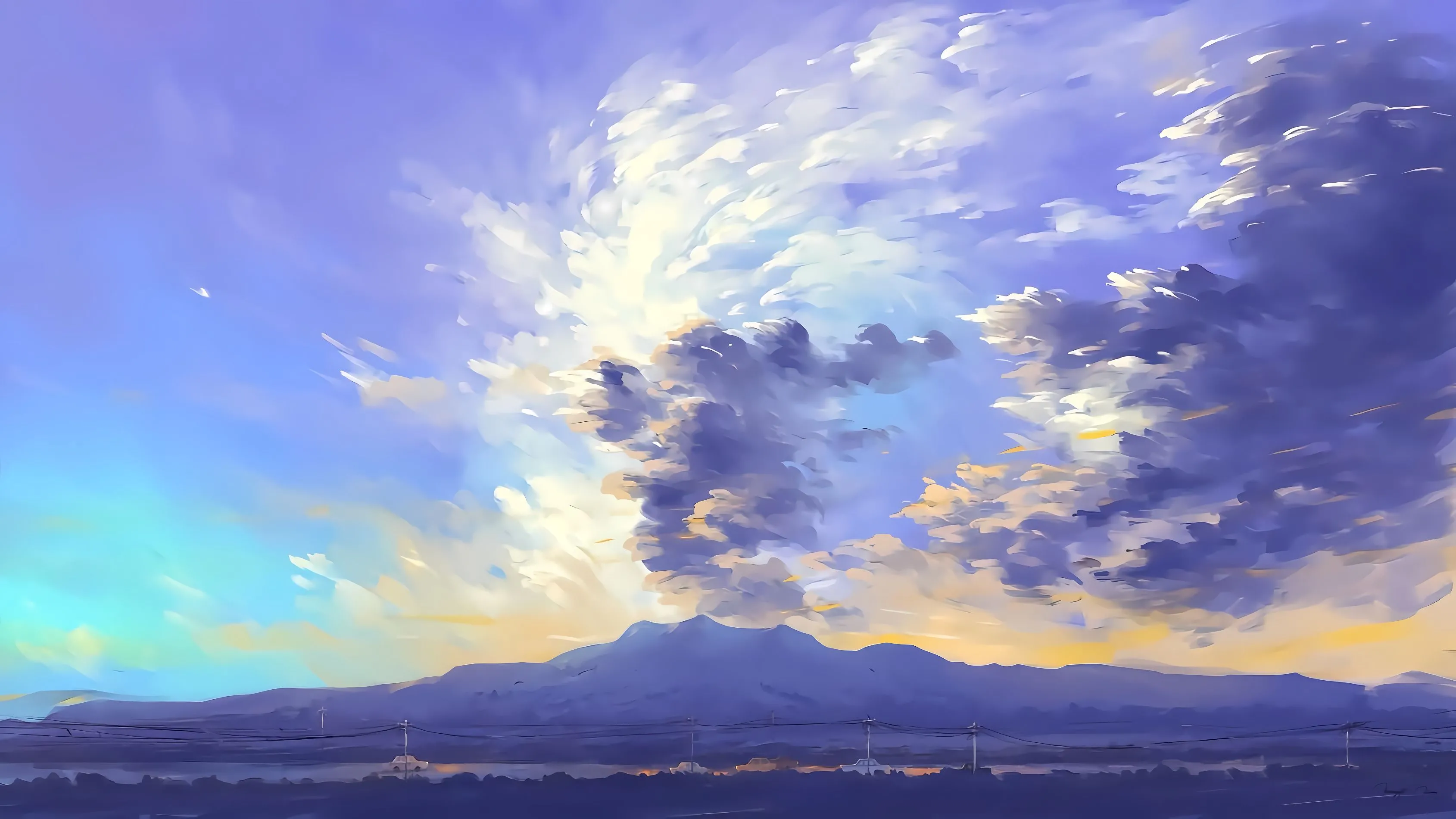 插画 风景 天空 绝美 壁纸预览