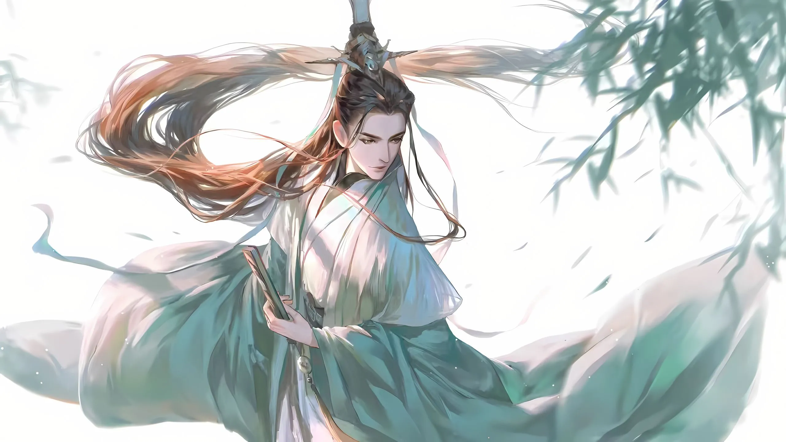 动漫 沈清秋 水墨画 壁纸预览