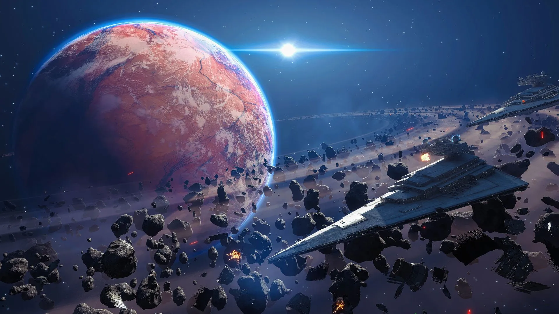 风景 宇宙 星际飞船 星球 壁纸预览