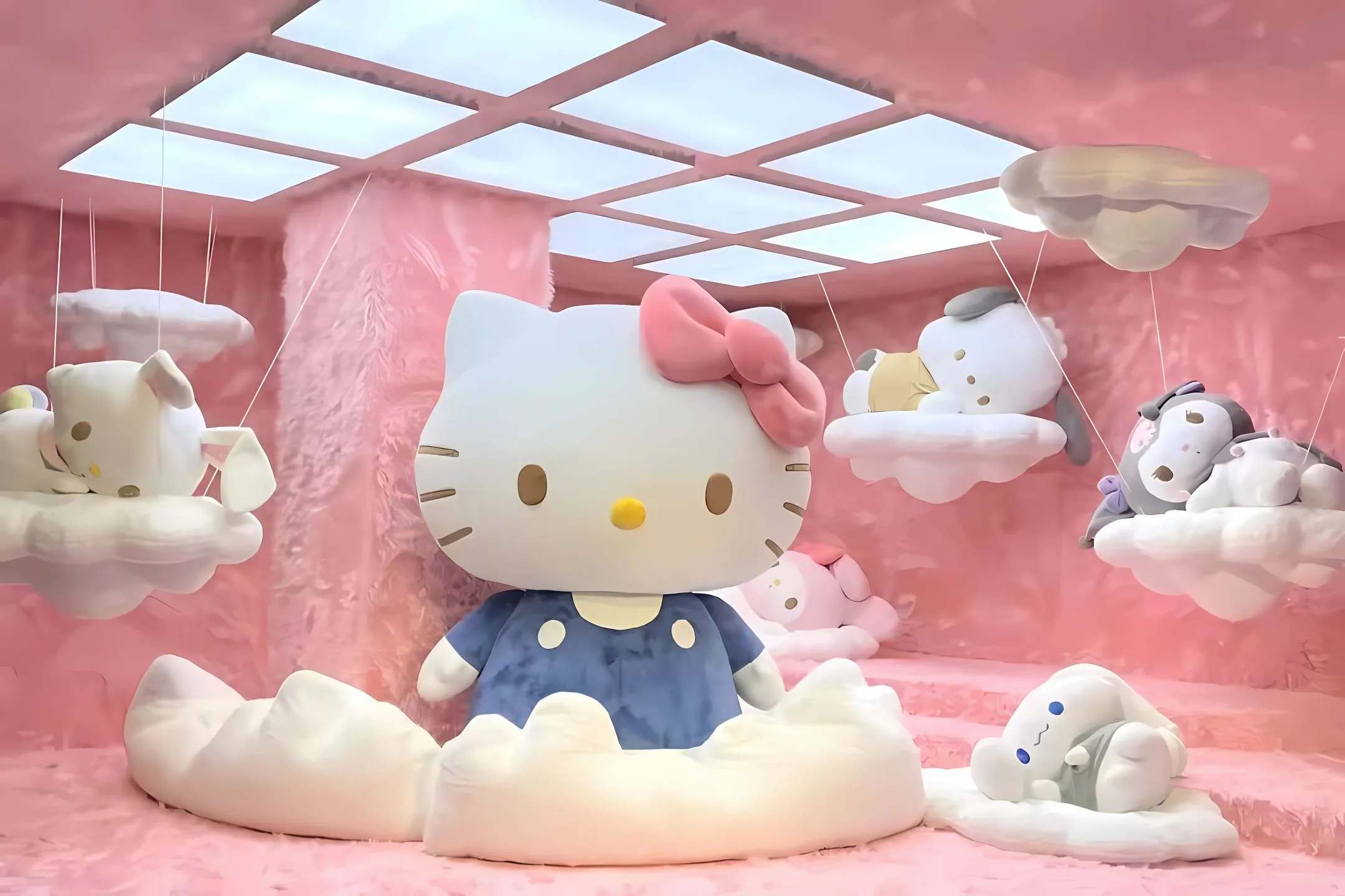 卡通 可爱 helloKitty 粉色系 壁纸预览