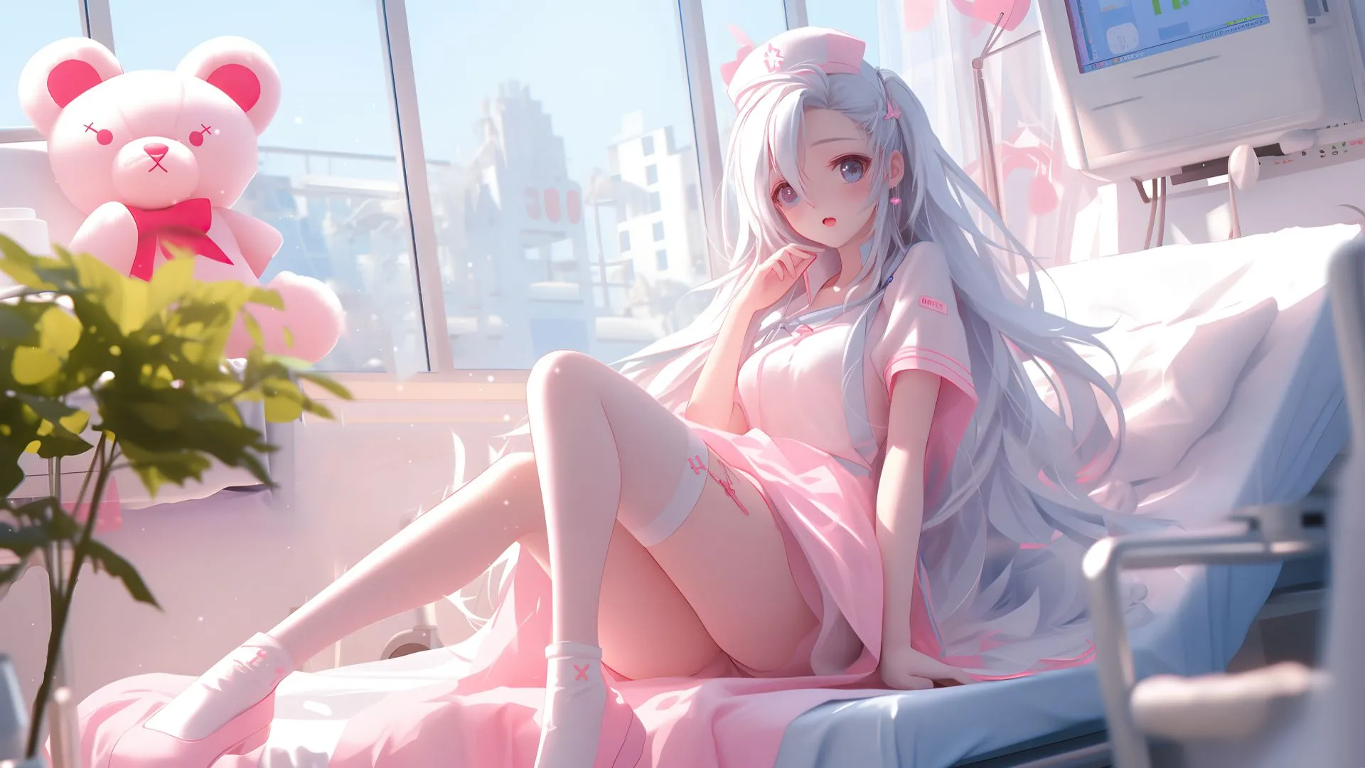 动漫 美女 动漫少女 二次元 制服小护士 壁纸预览