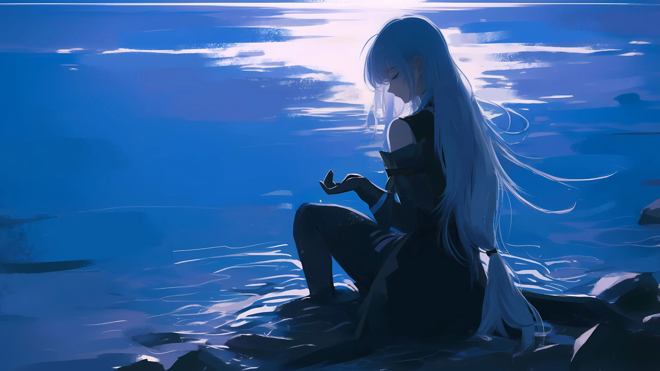 动漫 斯卡蒂 动漫少女 二次元 壁纸预览
