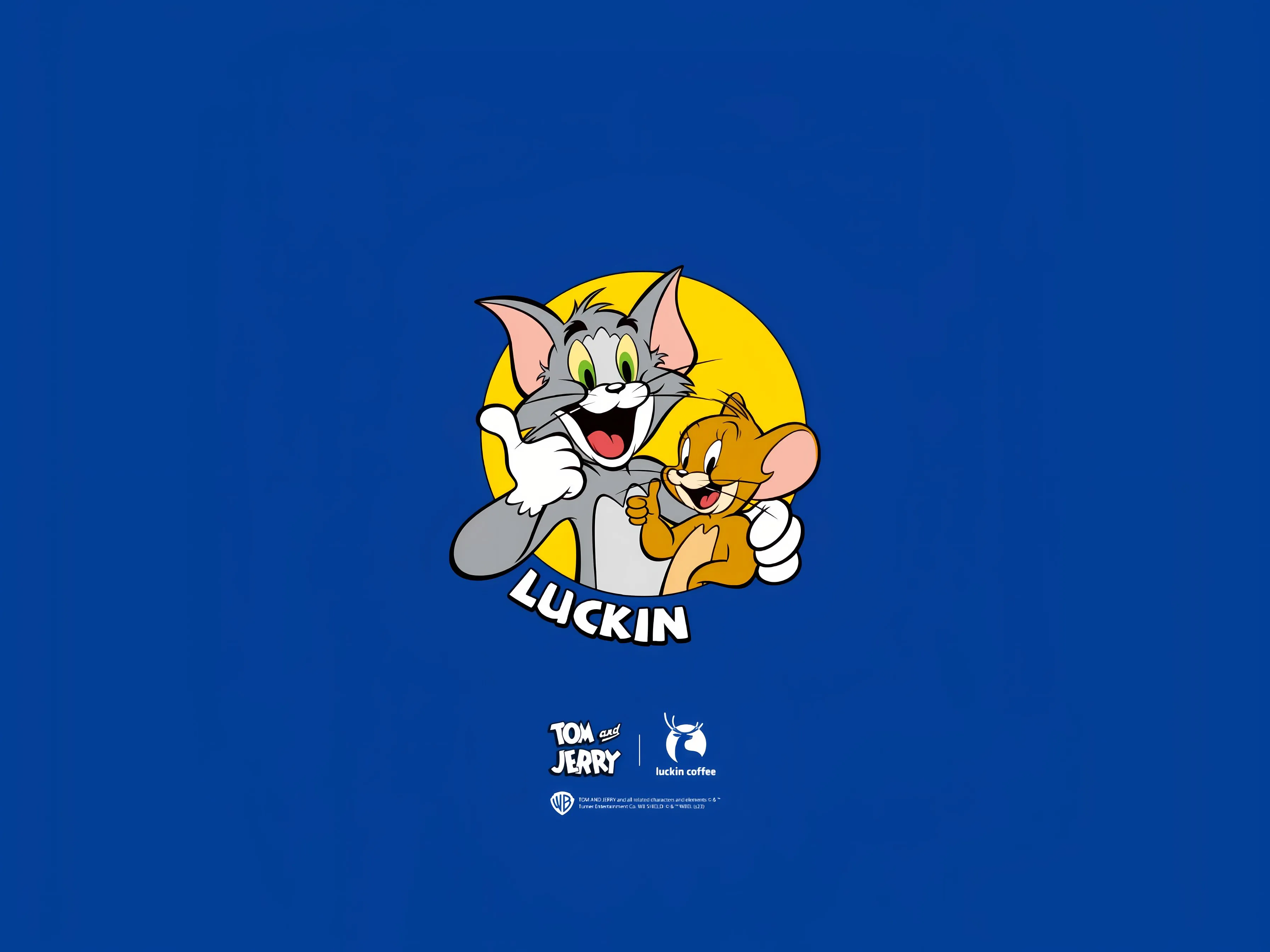 动漫 猫和老鼠 蓝色系 壁纸预览