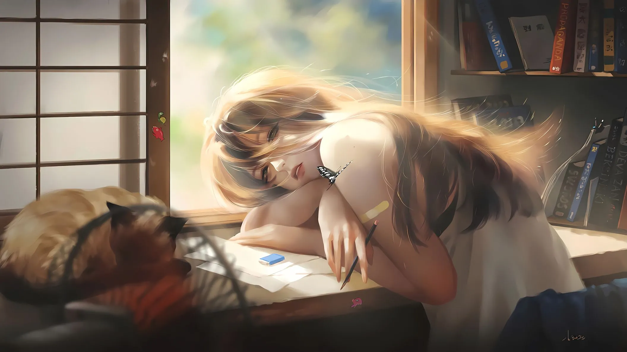 动漫 动漫少女 唯美 氛围感 壁纸预览