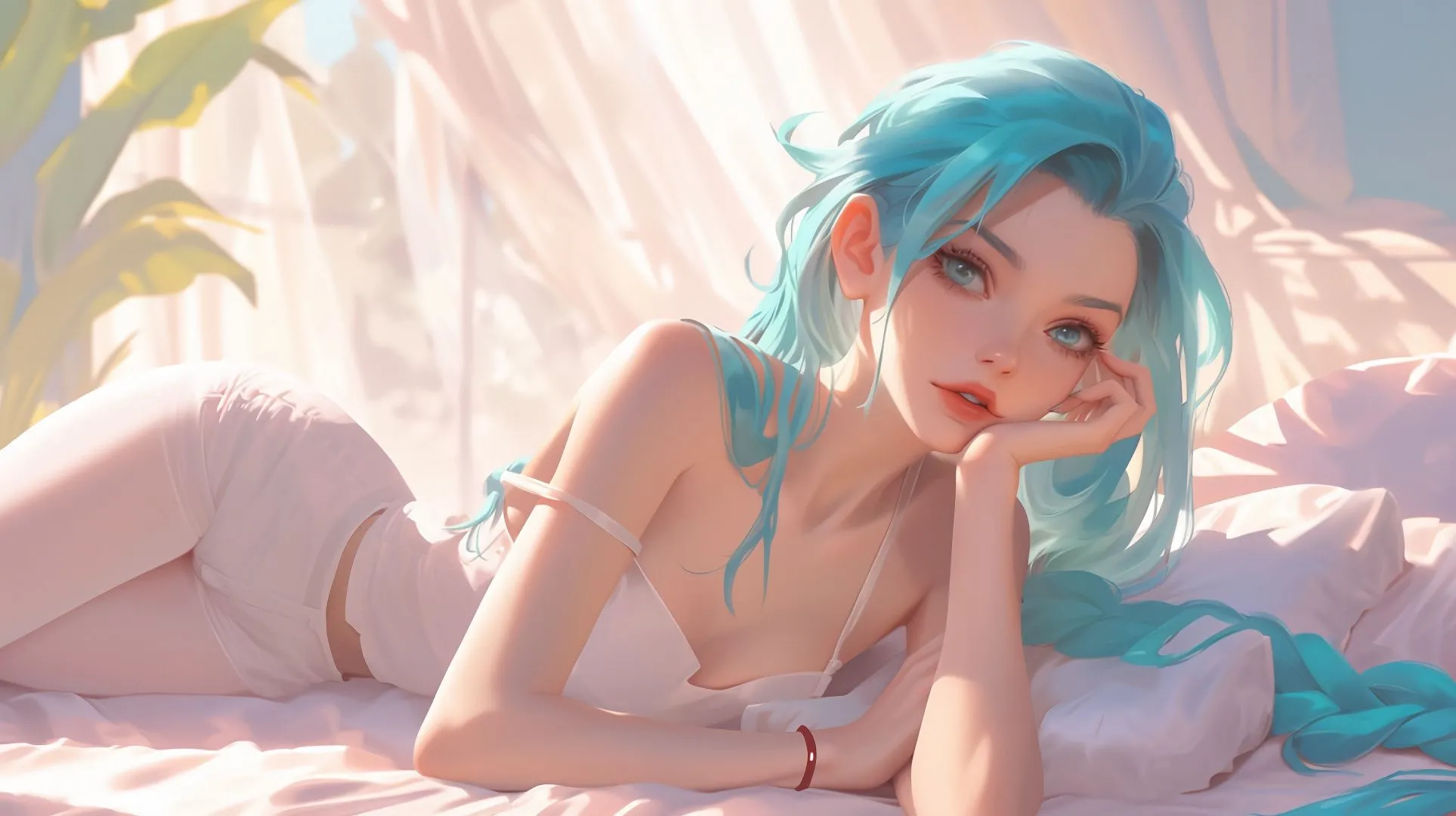 动漫 美女 金克丝 高颜值 壁纸预览