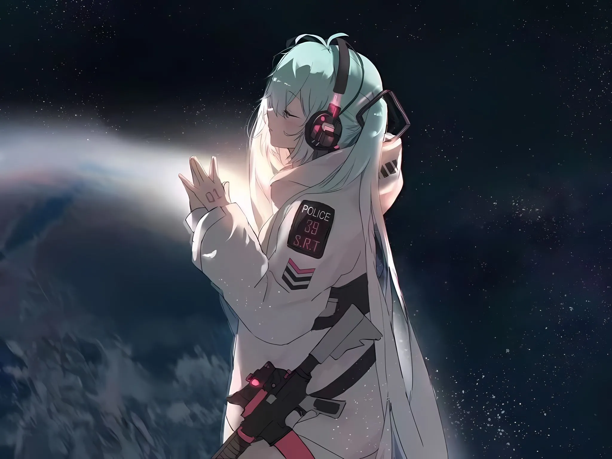 动漫 美女 初音未来 氛围感 二次元 壁纸预览