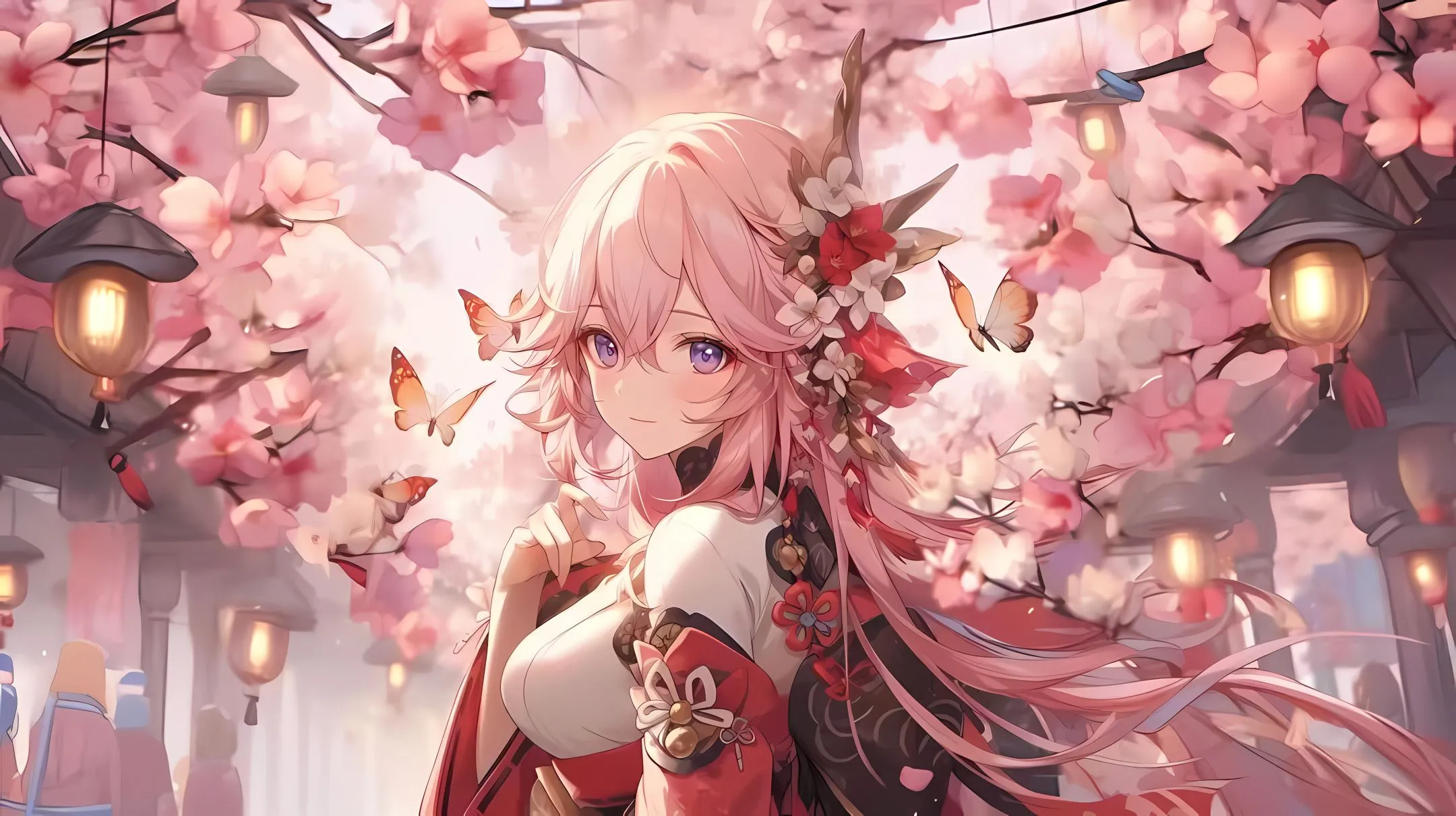 动漫 美女 游戏 原神 八重神子 壁纸预览