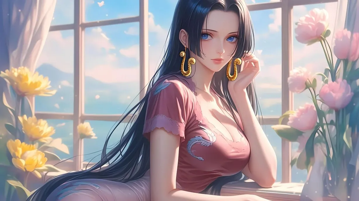 动漫 美女 海贼王 性感 动漫少女 女帝汉库克 壁纸预览
