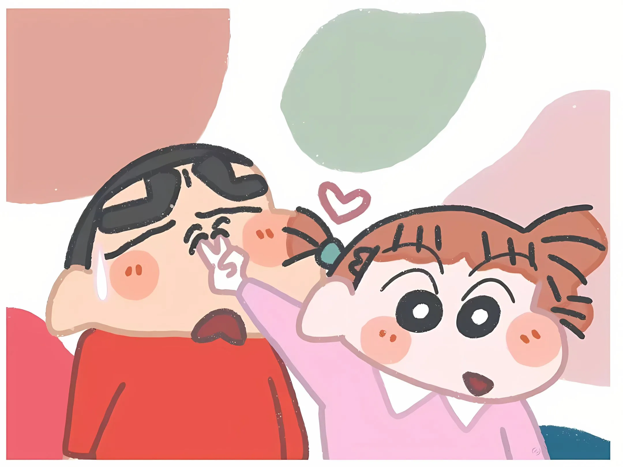 动漫 蜡笔小新 温馨 壁纸预览