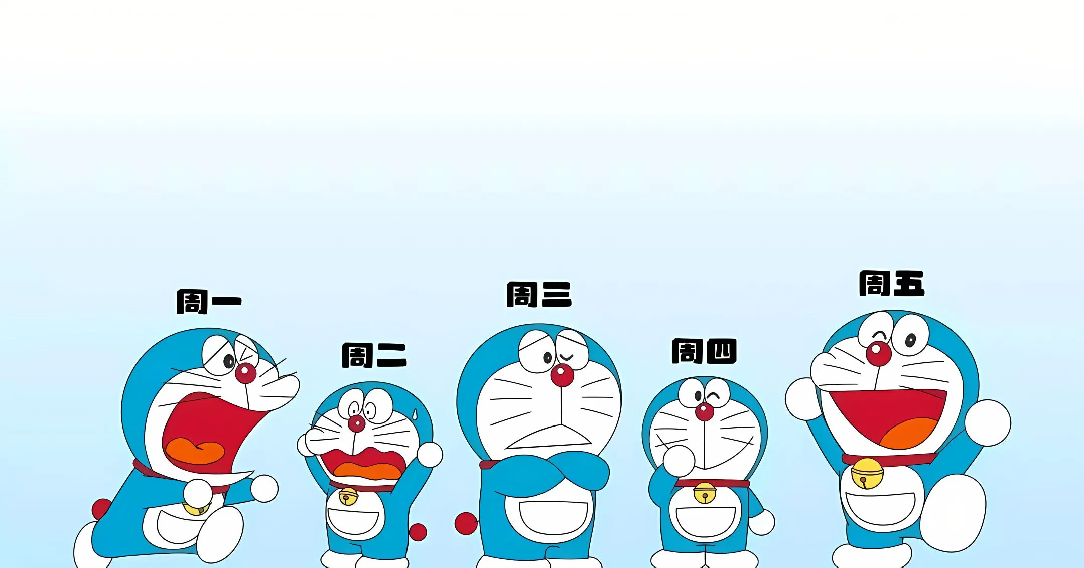 动漫 打工人 哆啦A梦 壁纸预览