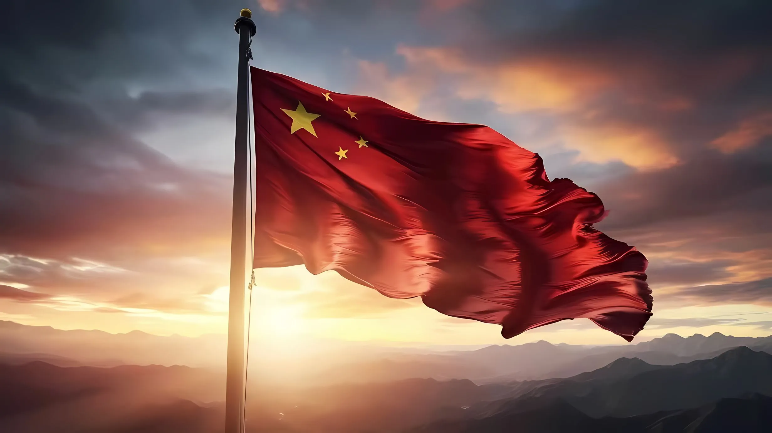 励志 五星红旗 爱国 爱党 红色 壁纸预览