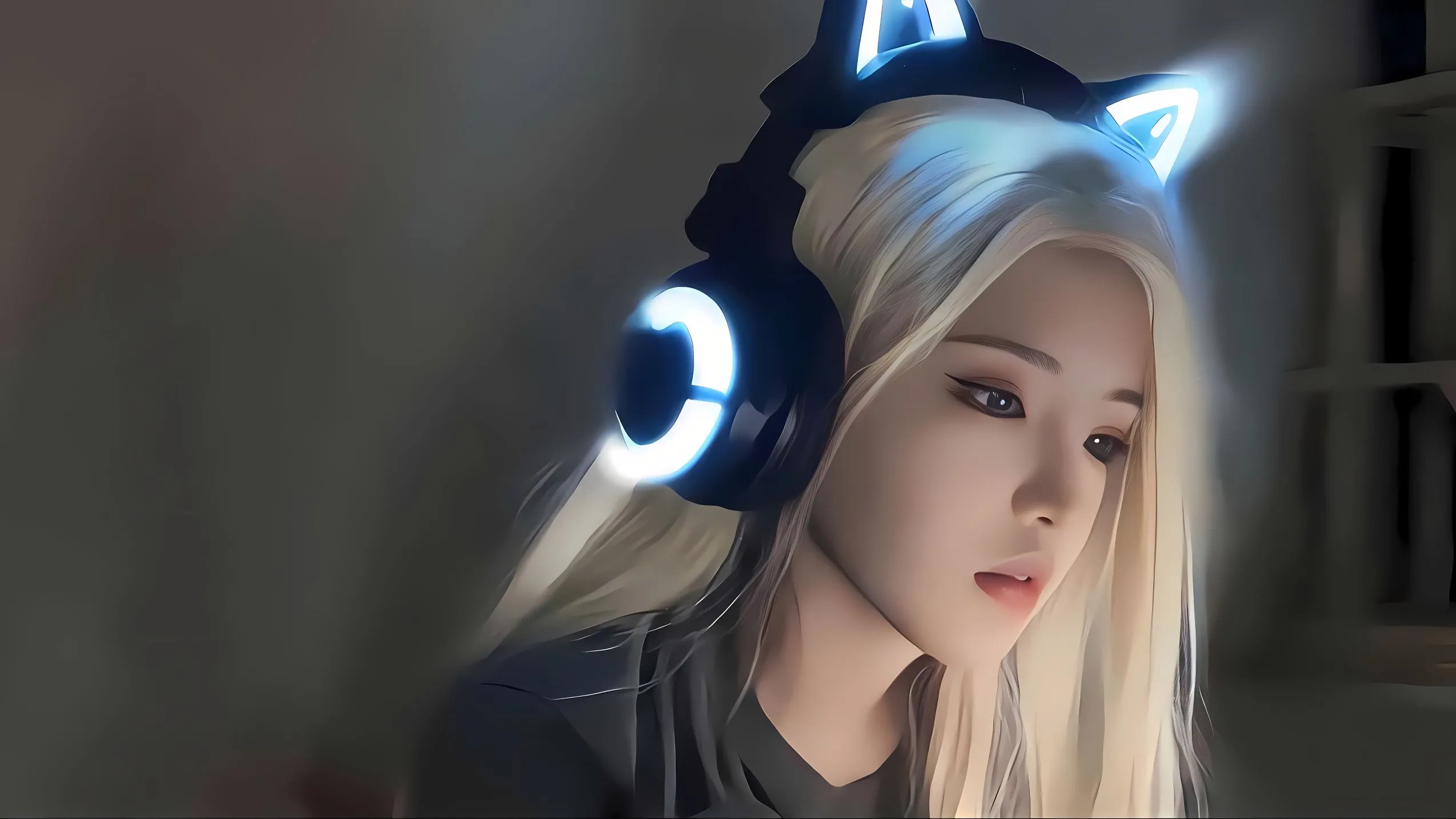 美女 电竞少女 高颜值 壁纸预览