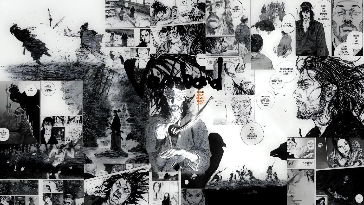 动漫 黑白原画集 黑白漫画 壁纸预览