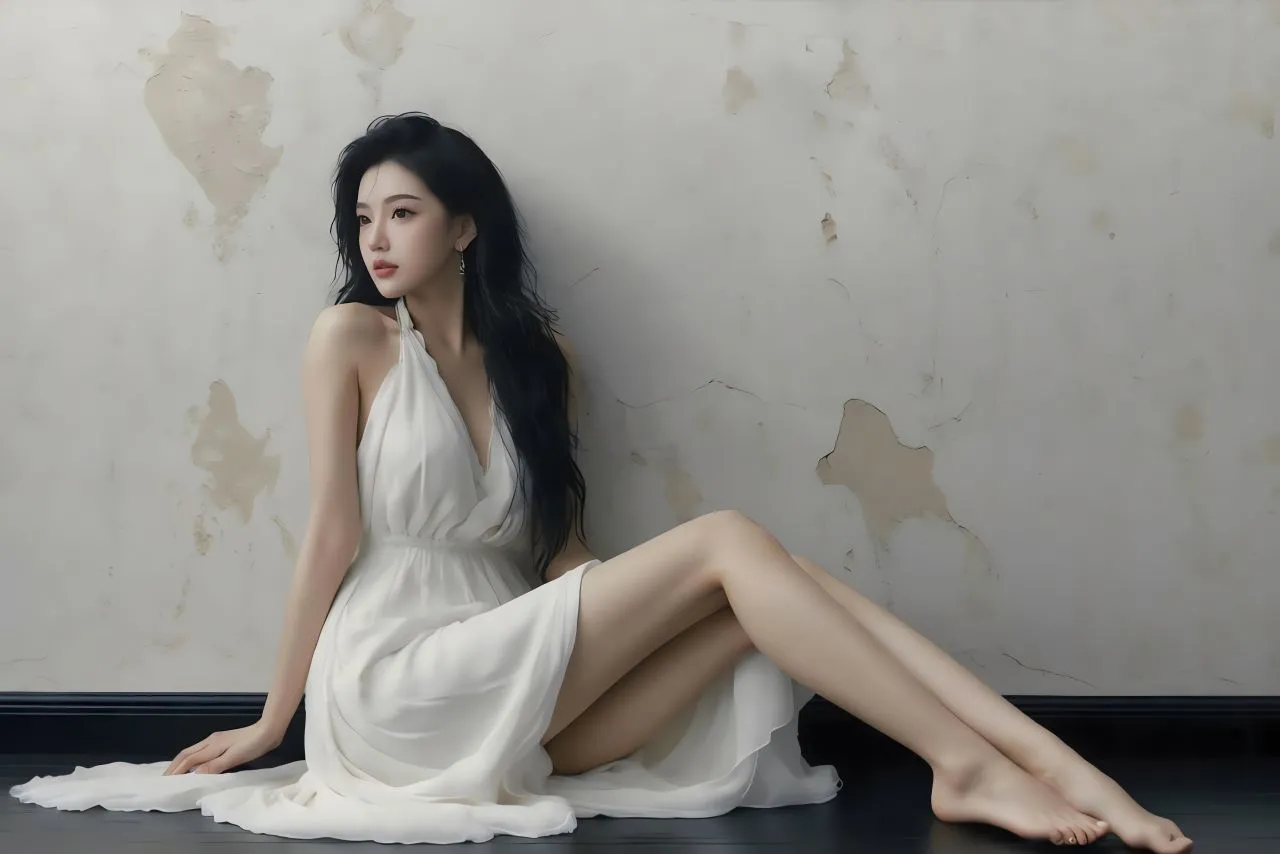 美女 白裙少女 高颜值 写真 壁纸预览