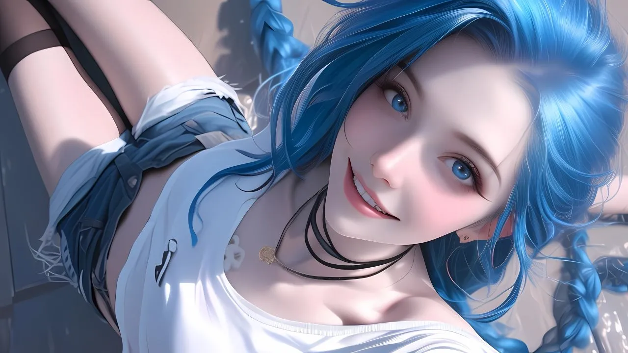动漫 游戏 金克丝 动漫少女 壁纸预览