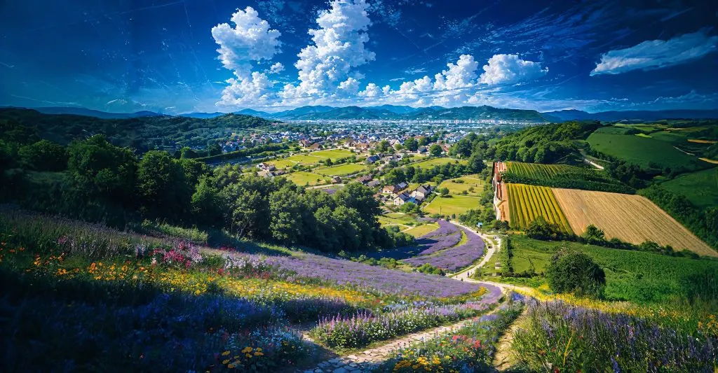 风景 田园风景 向往的生活 壁纸预览