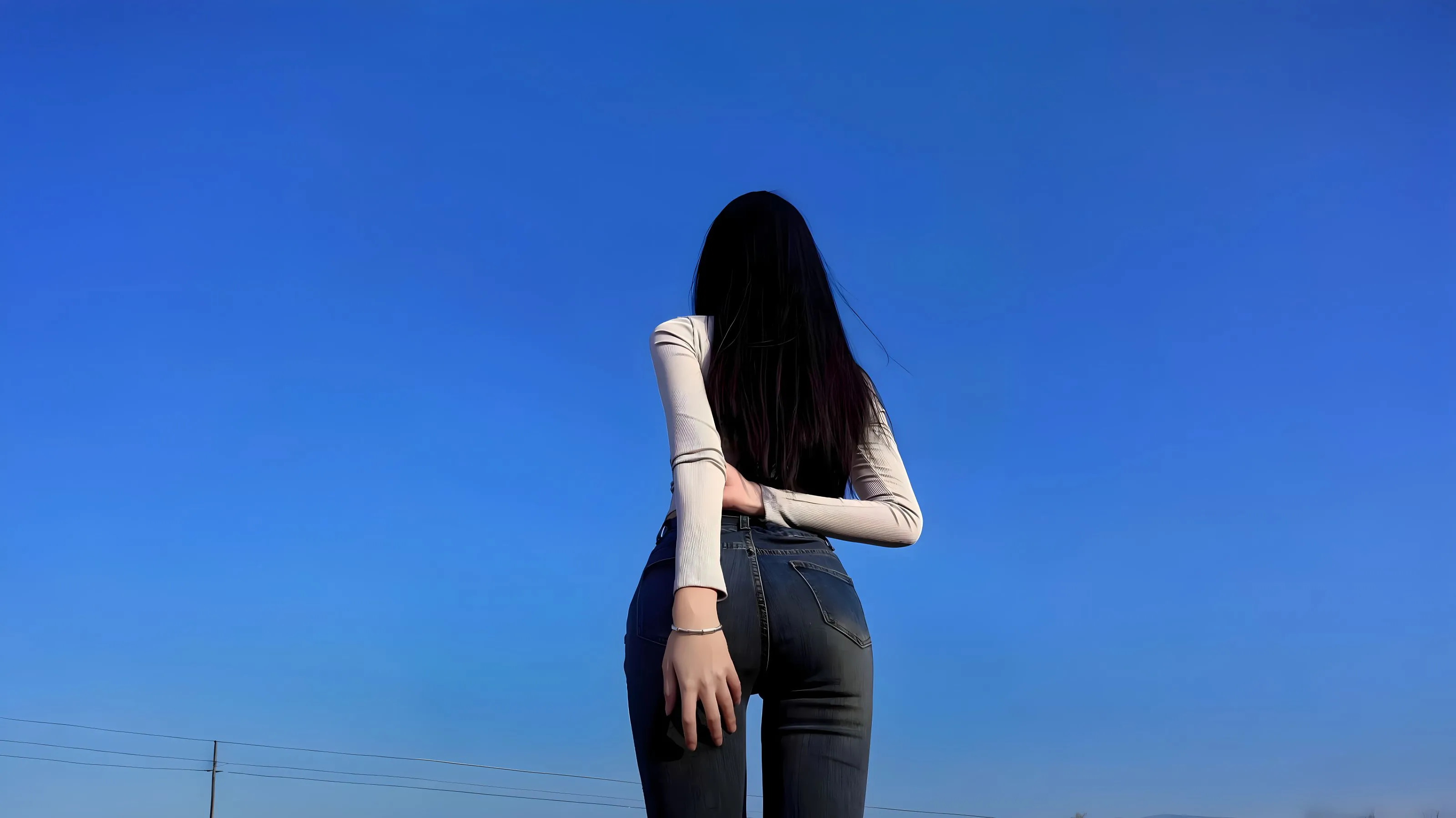 美女 氛围感写真 高颜值 背影 壁纸预览