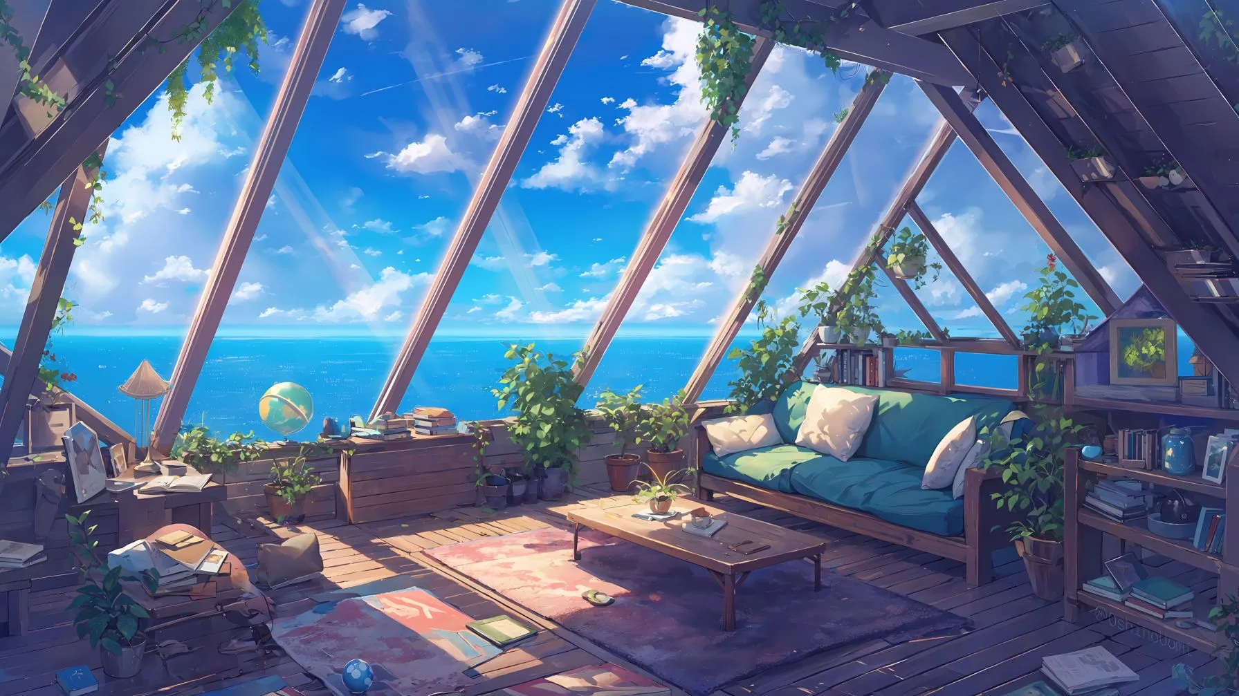 动漫 动漫场景 治愈 风景 壁纸预览