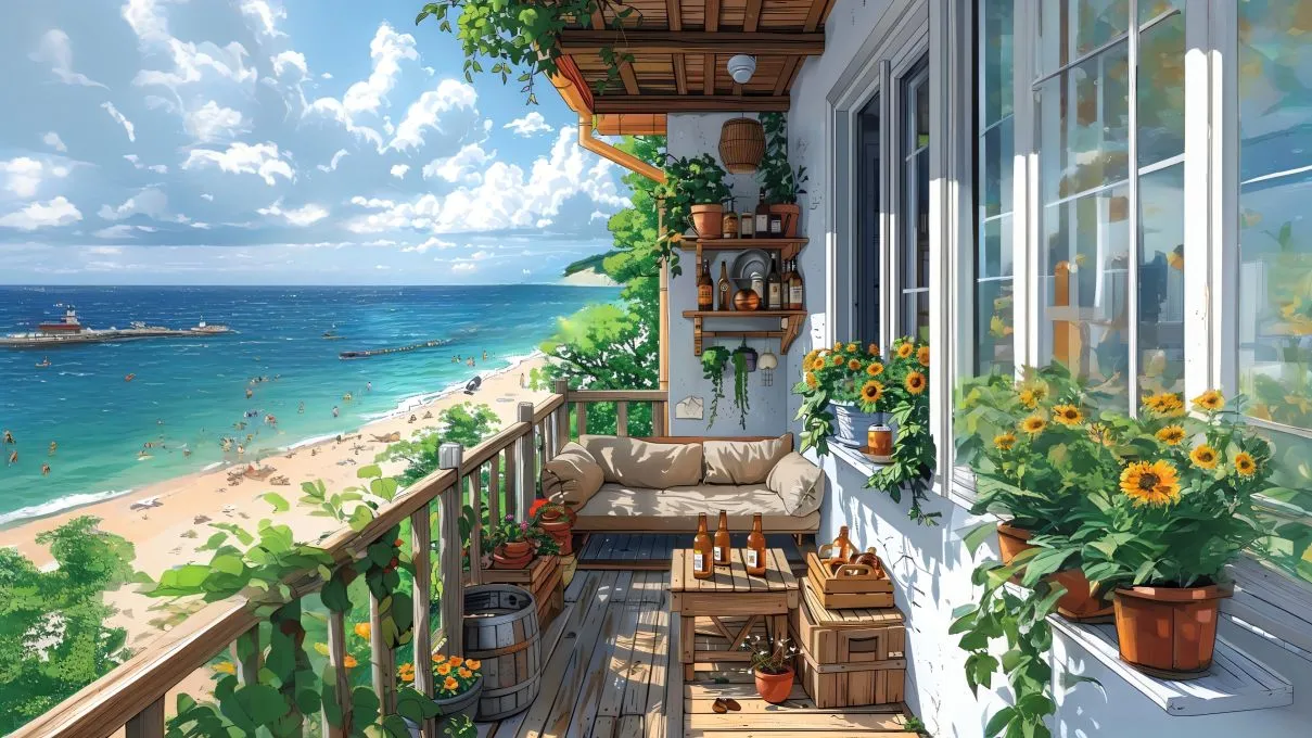动漫 动漫场景 治愈 风景 壁纸预览