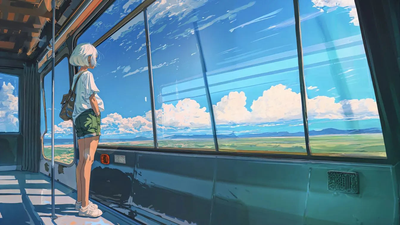 动漫 动漫场景 动漫少女 治愈 壁纸预览