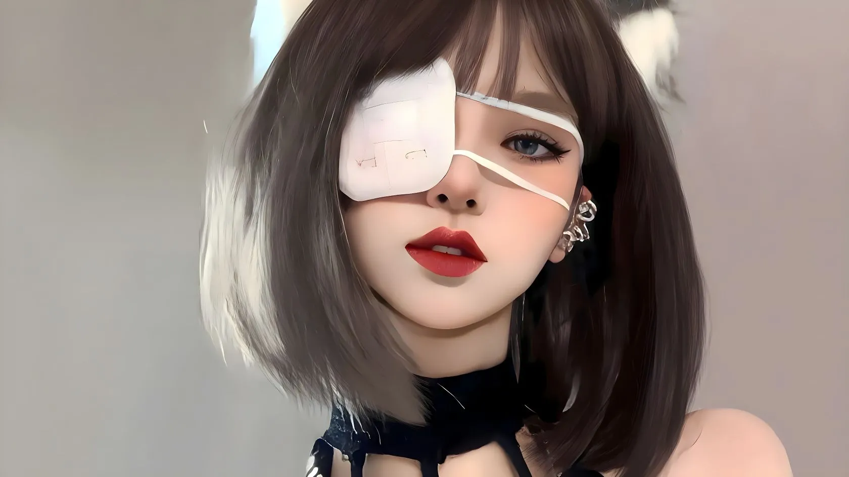动漫 二次元 动漫少女 九尾妖狐 壁纸预览