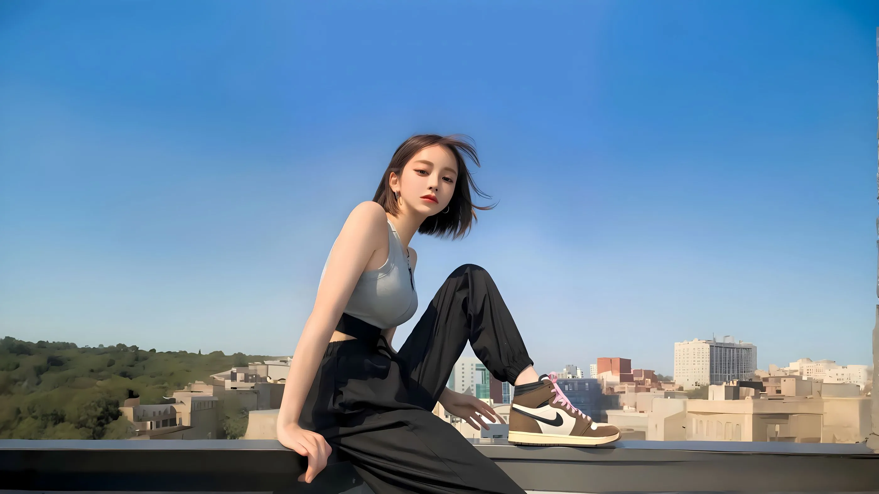 美女 高颜值 氛围感写真 壁纸预览