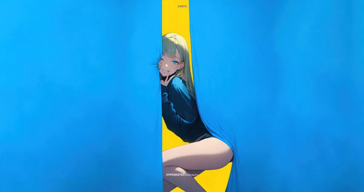 动漫 插画师作品 蓝色系 卖萌 壁纸预览