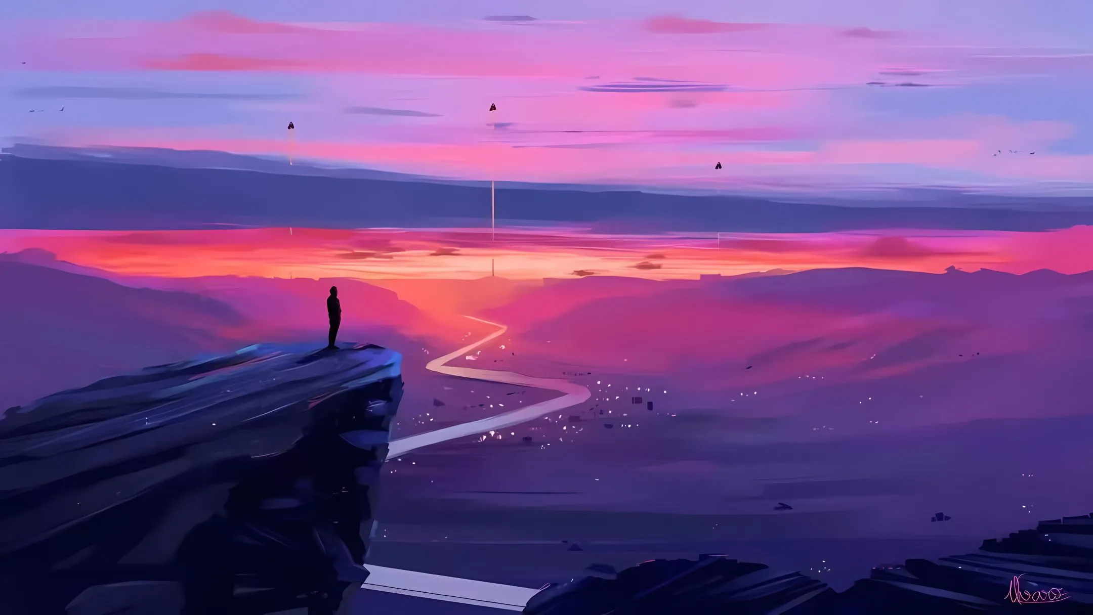风景 夕阳 唯美 壁纸预览