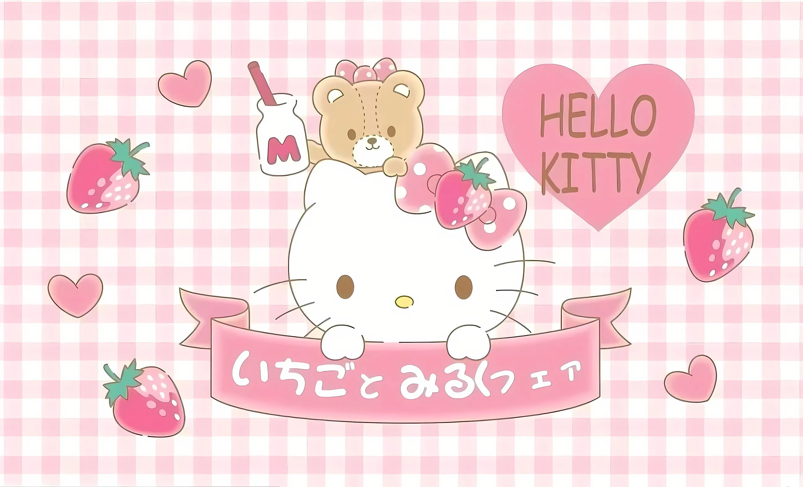 动漫 卡通 可爱 少女心 粉色系 helloKitty 壁纸预览