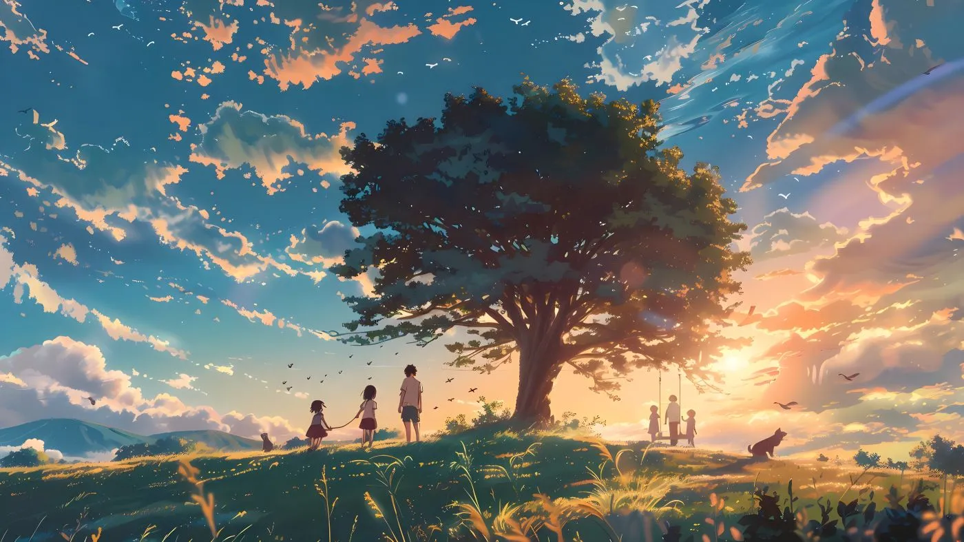 动漫 治愈 动漫场景 壁纸预览