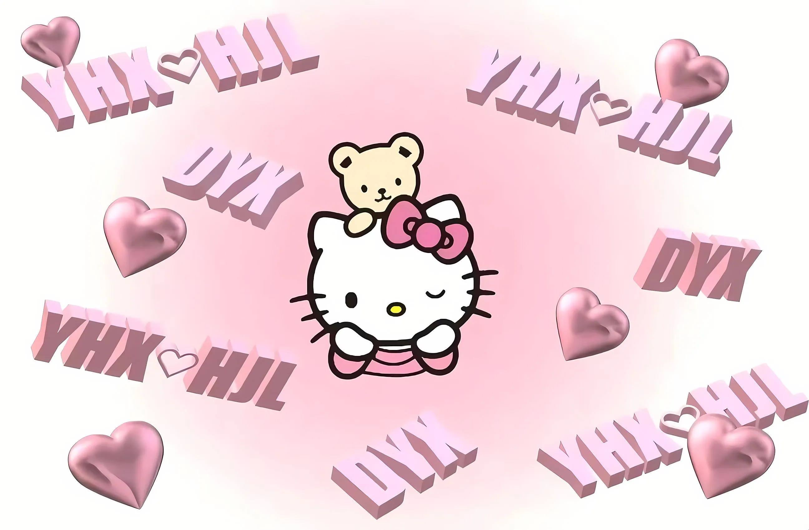 动漫 卡通 可爱 粉色系 三丽鸥 helloKitty 壁纸预览