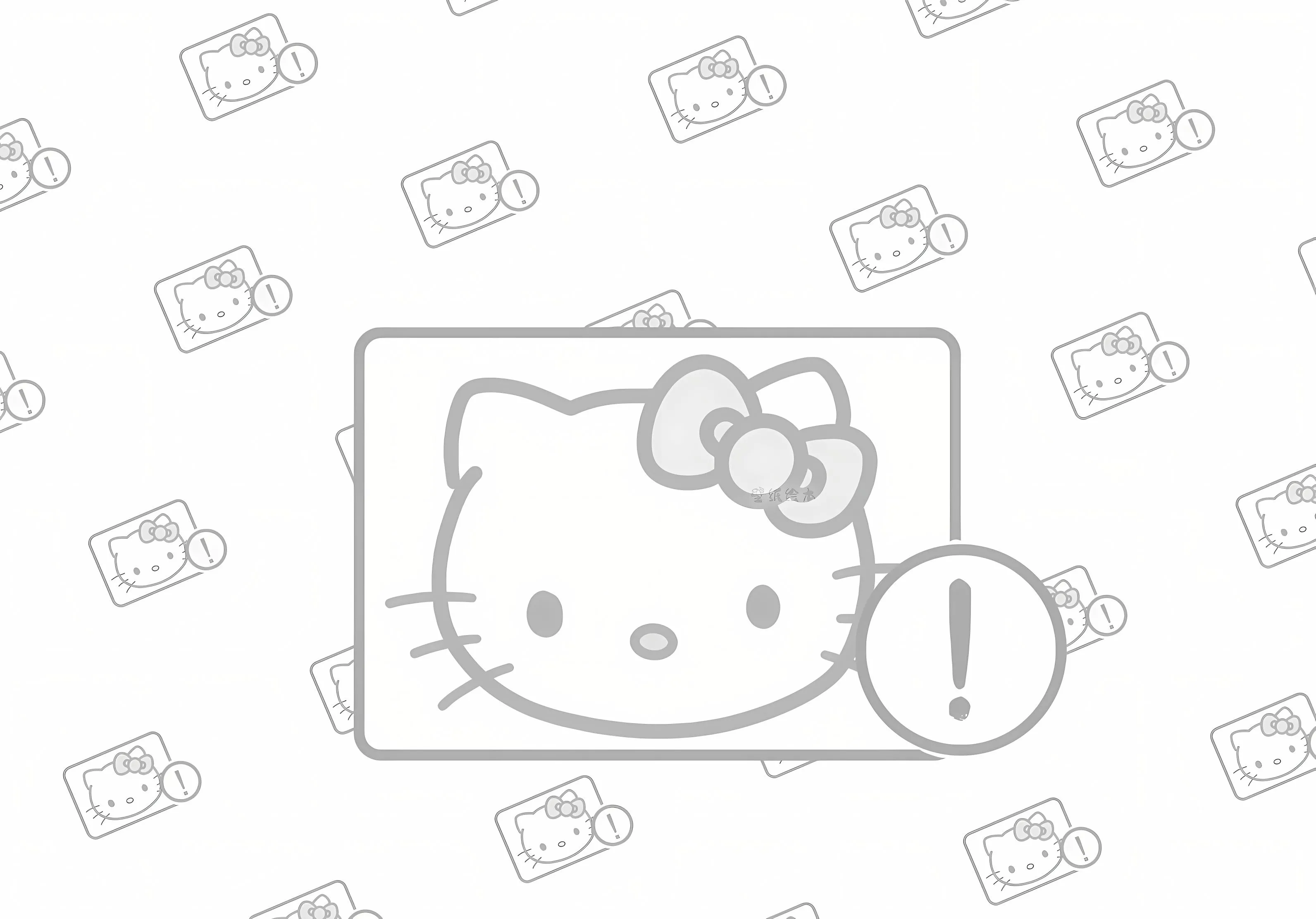 卡通 可爱 helloKitty 搞怪 插画 壁纸预览