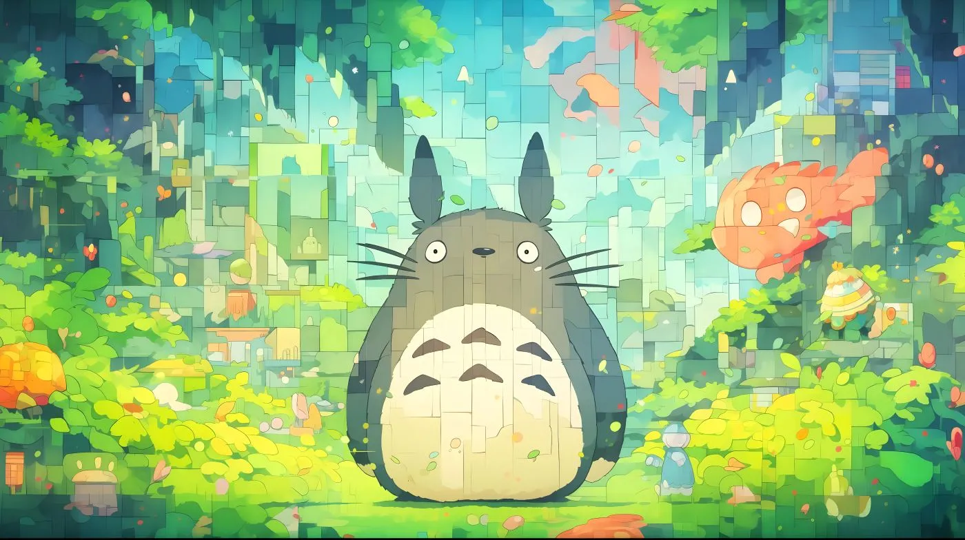 动漫 龙猫 治愈 壁纸预览