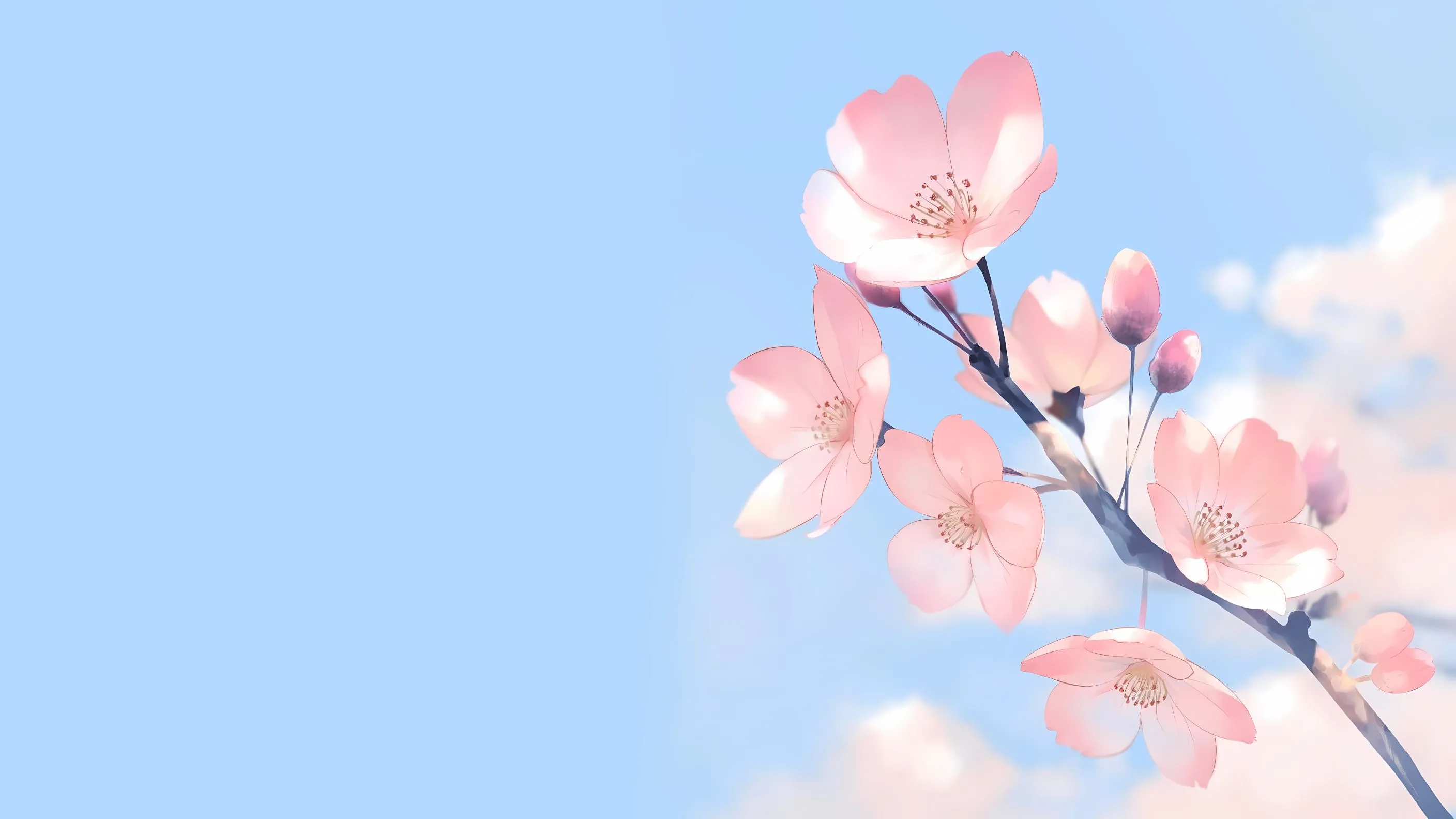 ins风 治愈 简约 鲜花 壁纸预览