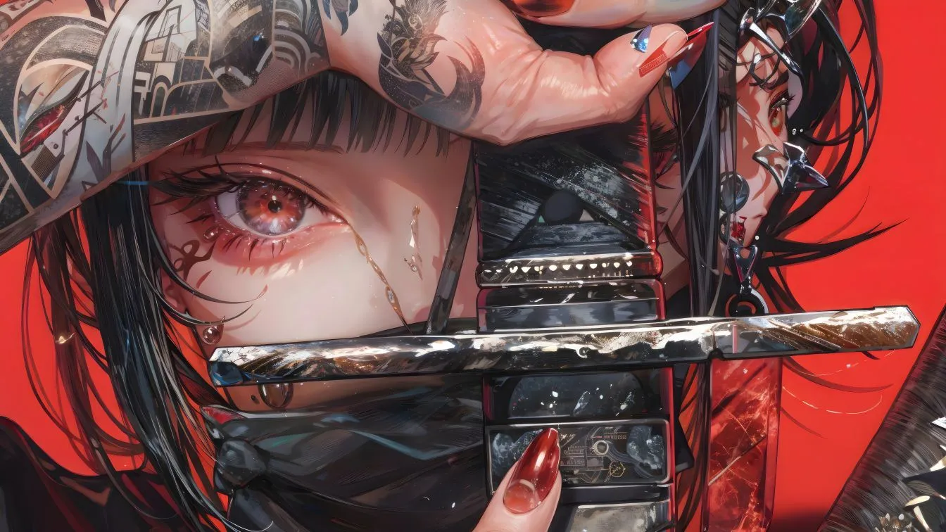 动漫 女武士 动漫少女 壁纸预览