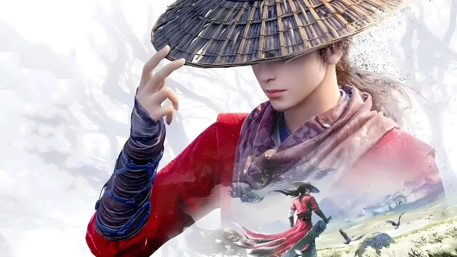 动漫 红衣武侠风 ai绘画 画江湖之不良人 李星云 壁纸预览