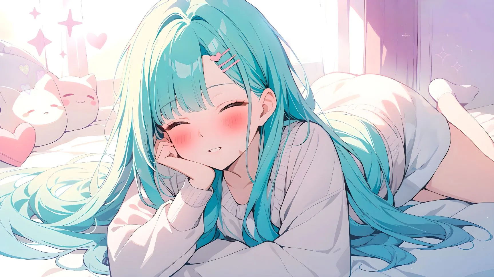 动漫 甜美 动漫少女 壁纸预览