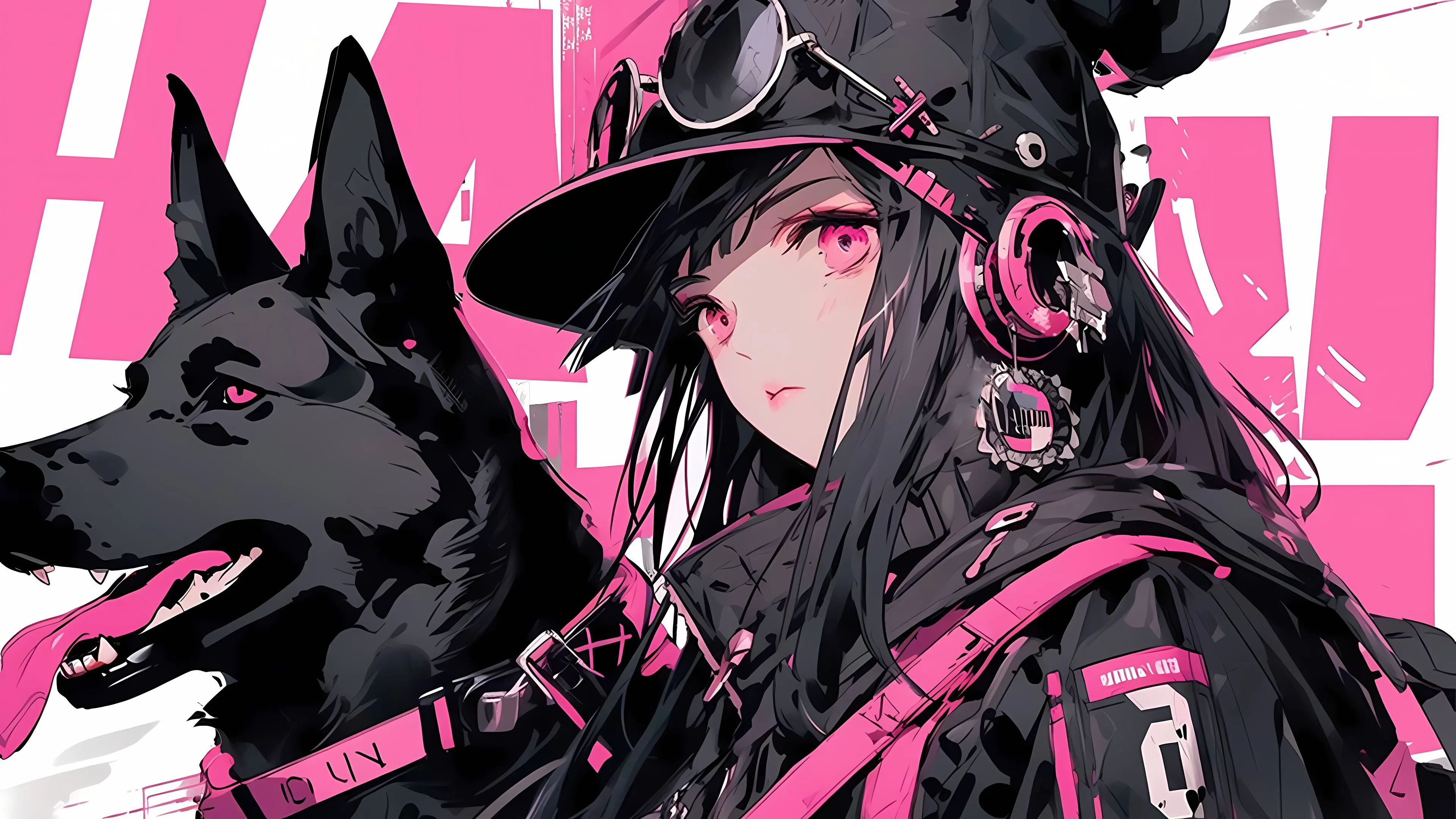 动漫 赛博朋克 动漫少女 壁纸预览