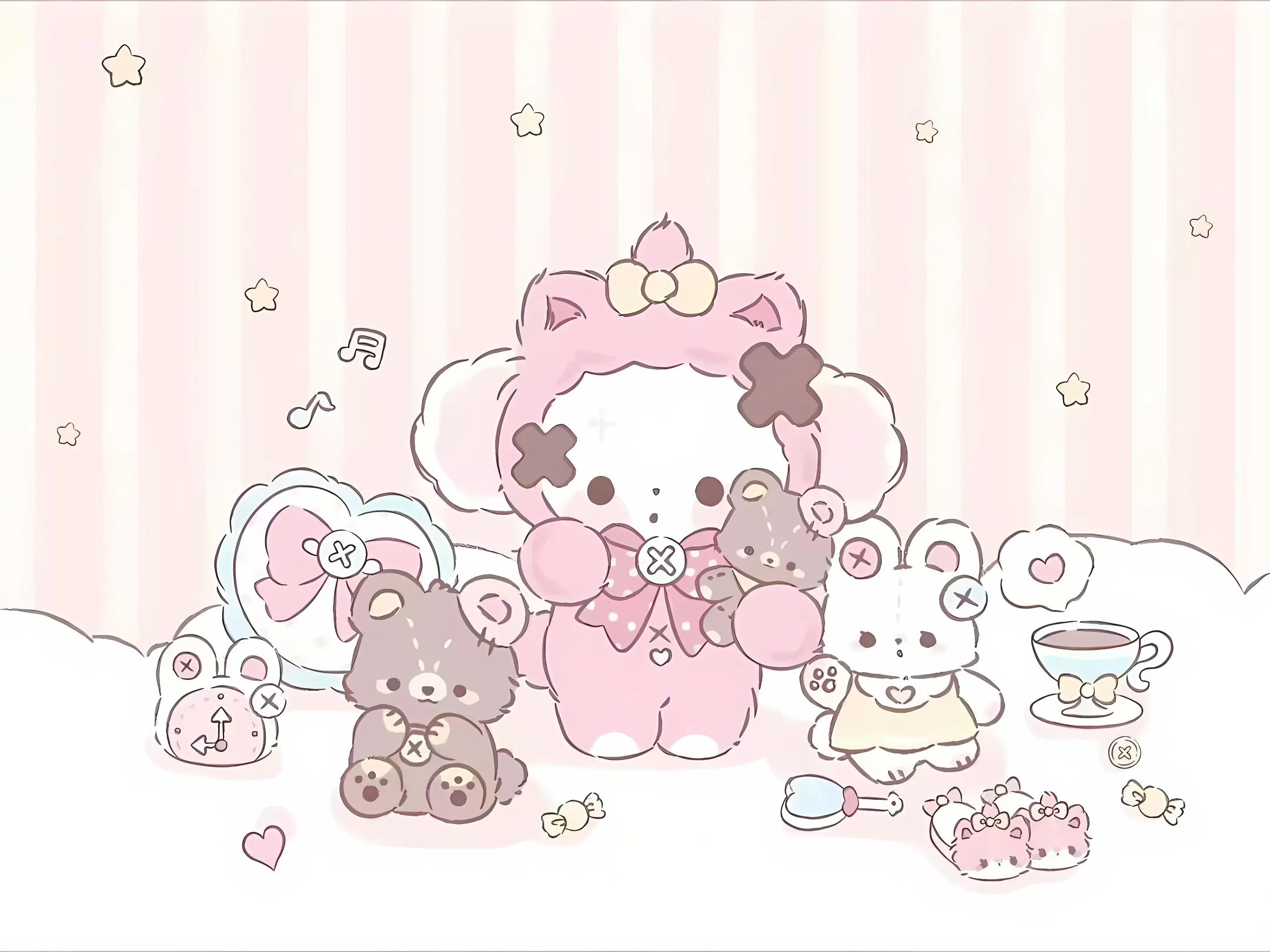 动漫 卡通 粉色系 少女心 壁纸预览