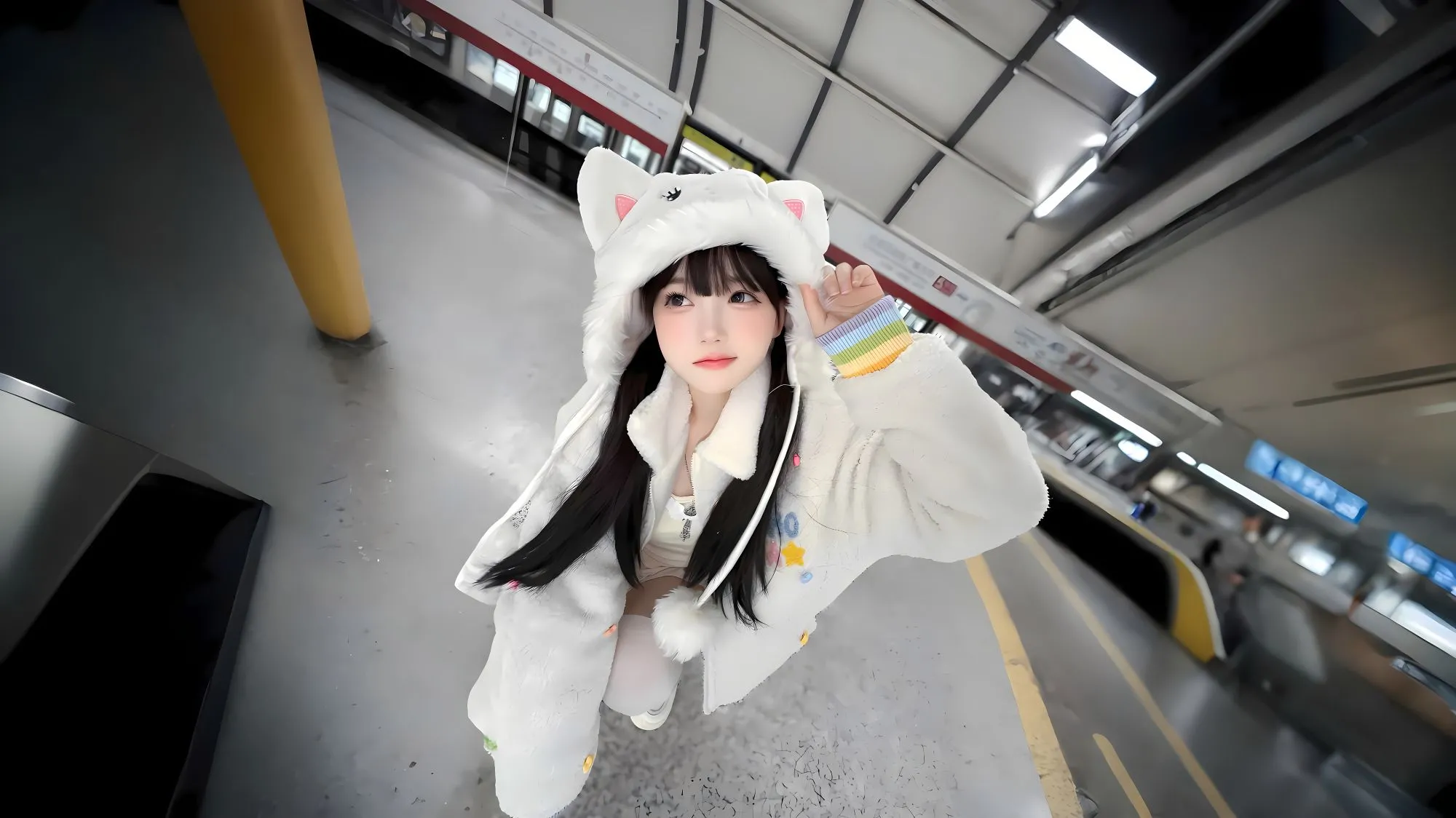 美女 兔耳少女 高颜值 可爱 卖萌 壁纸预览