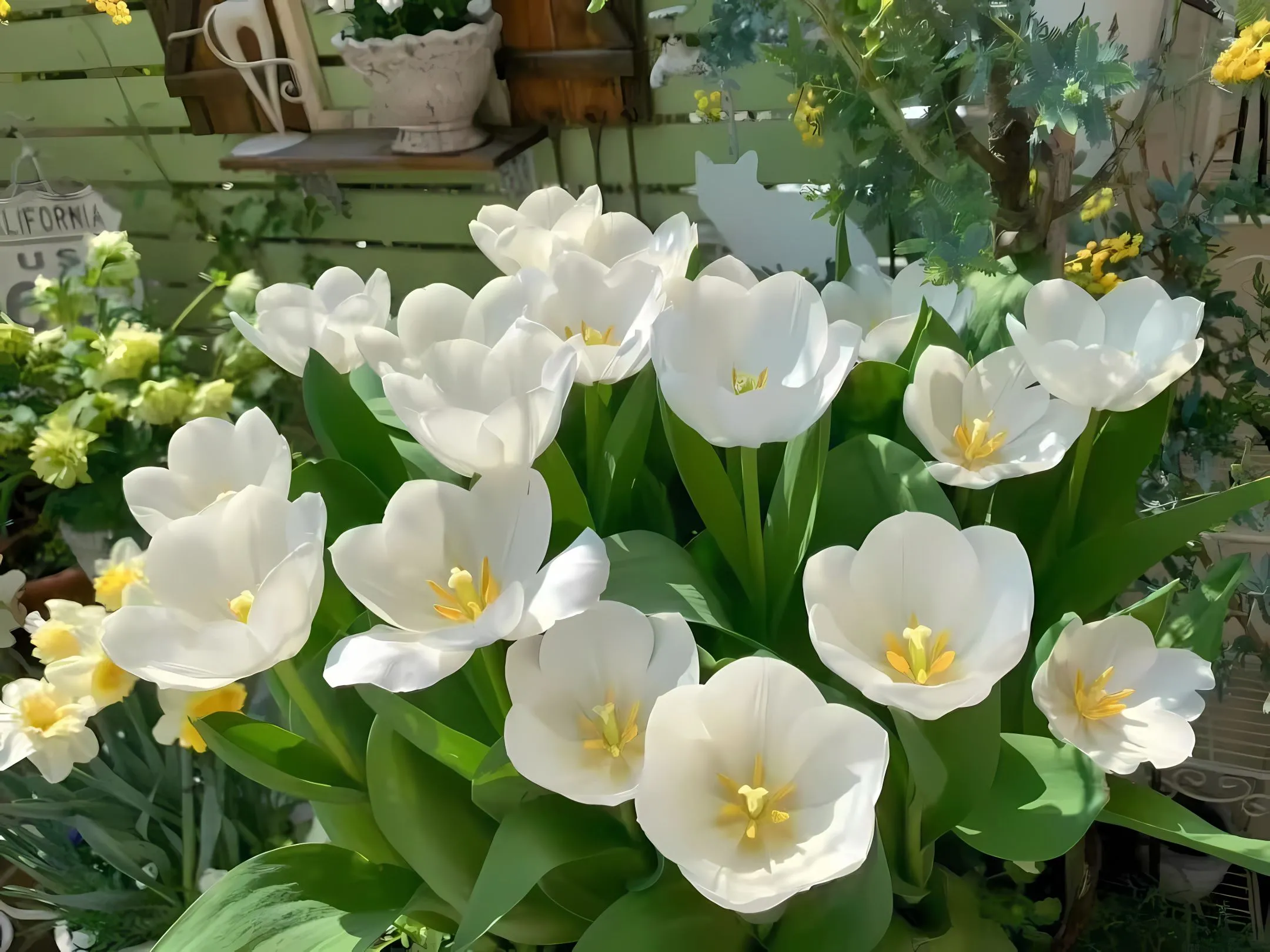 动漫 鲜花 郁金香 治愈 壁纸预览