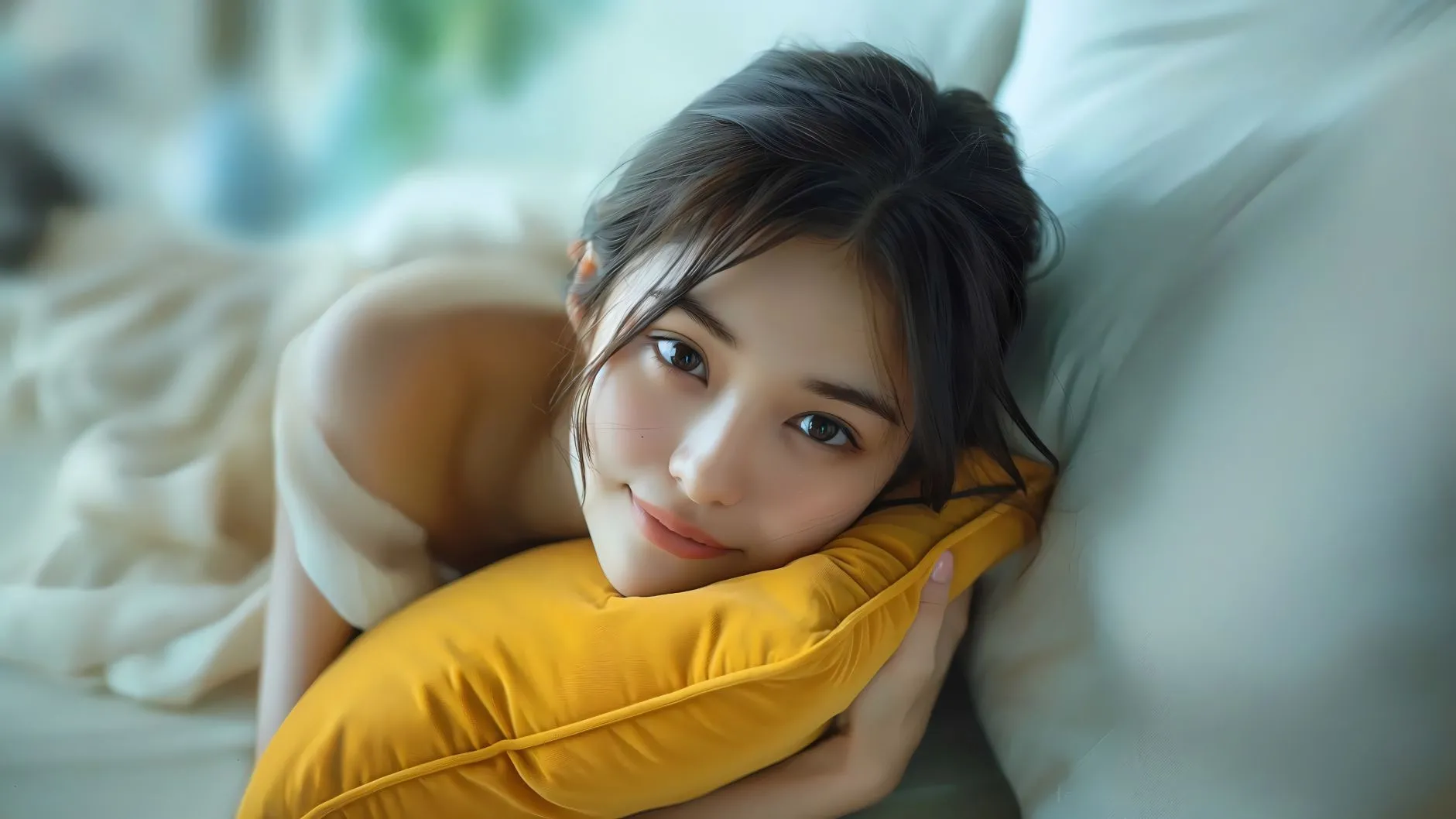 美女 清纯少女 高颜值 氛围感写真 壁纸预览