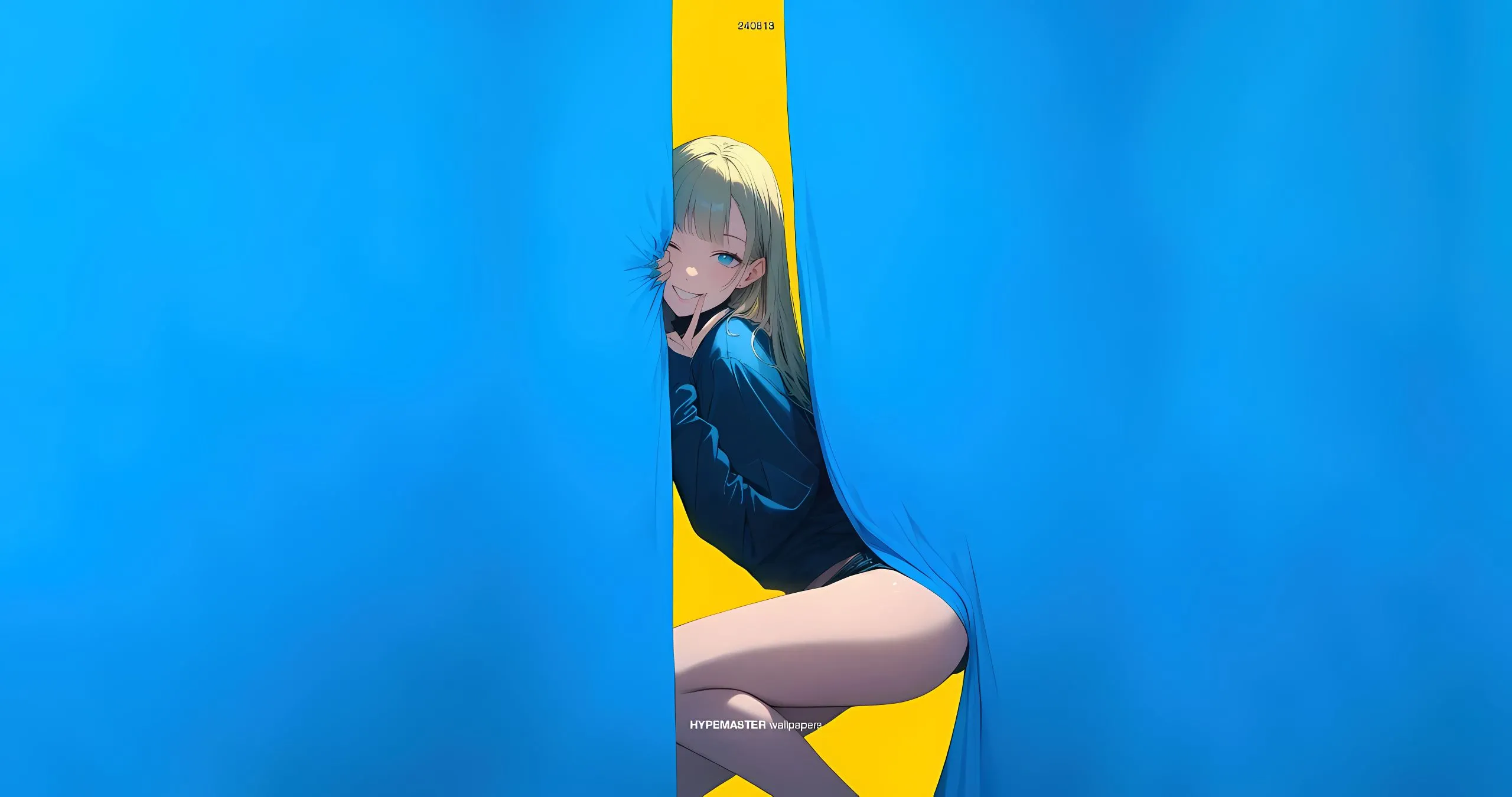 动漫 动漫少女 蓝色系 壁纸预览