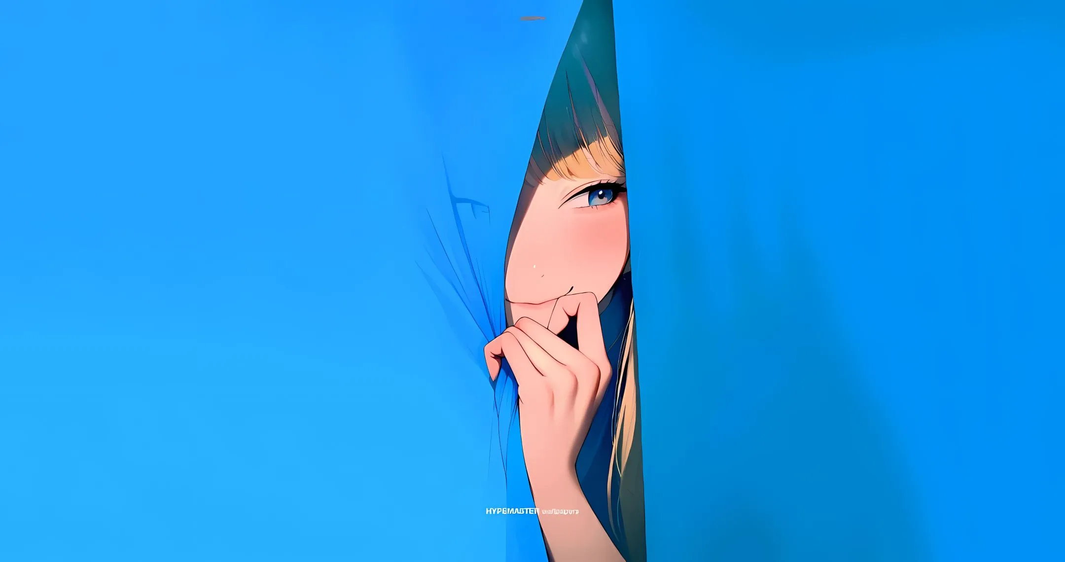 动漫 动漫少女 蓝色系 壁纸预览