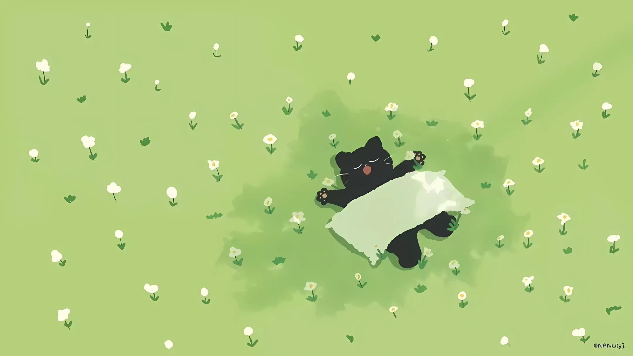 动漫 卡通 猫咪 可爱 治愈 壁纸预览