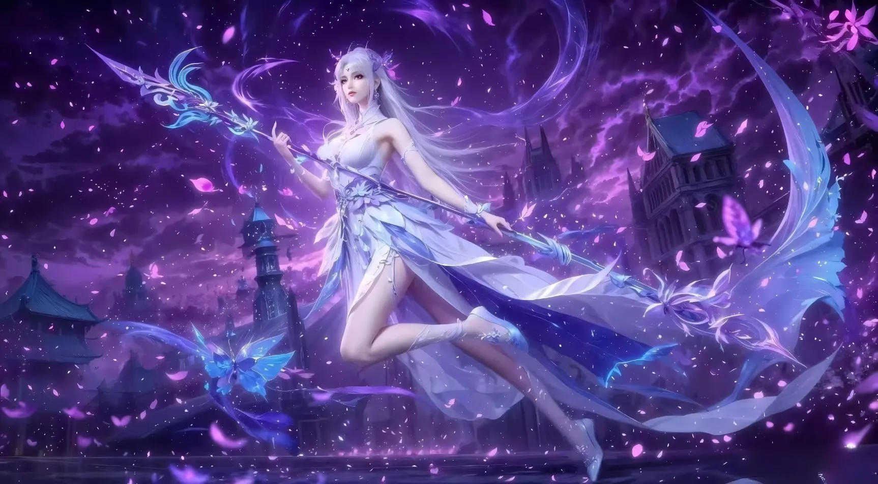 动漫 斗破苍穹 小医仙 ai绘画 壁纸预览