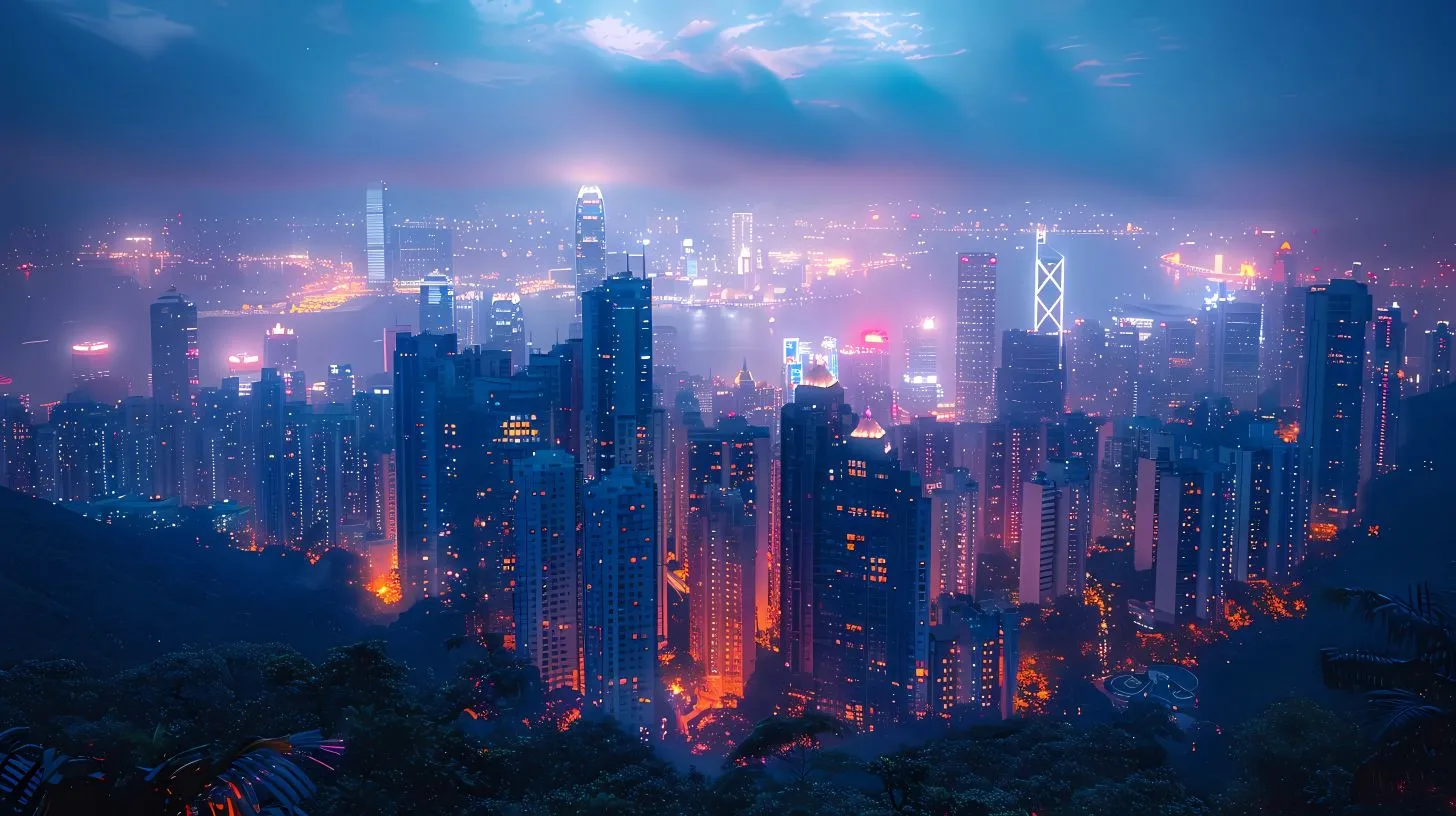 动漫 动漫城市夜景 霓虹灯 壁纸预览