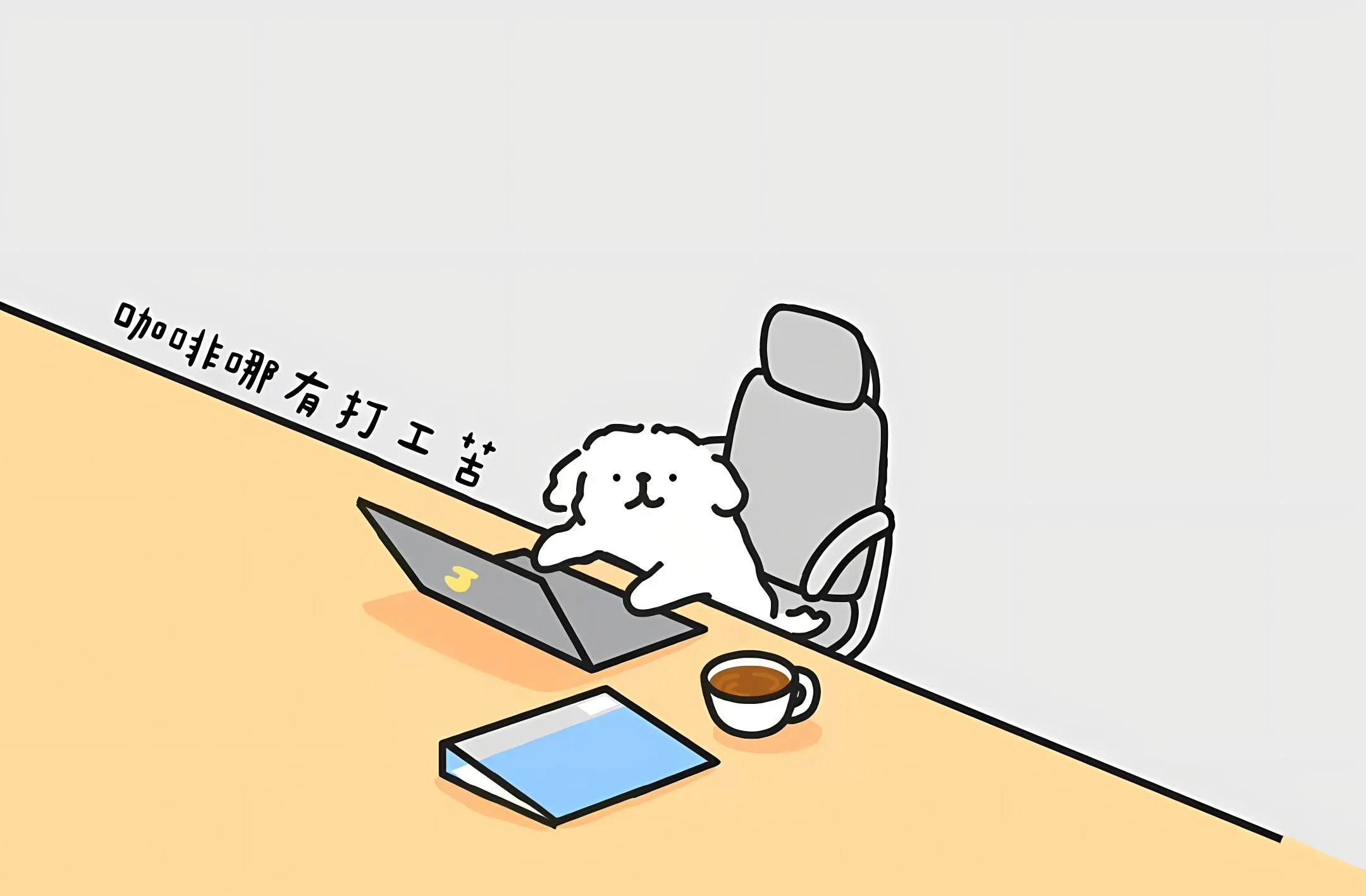 打工人 卡通 可爱 上班族 壁纸预览