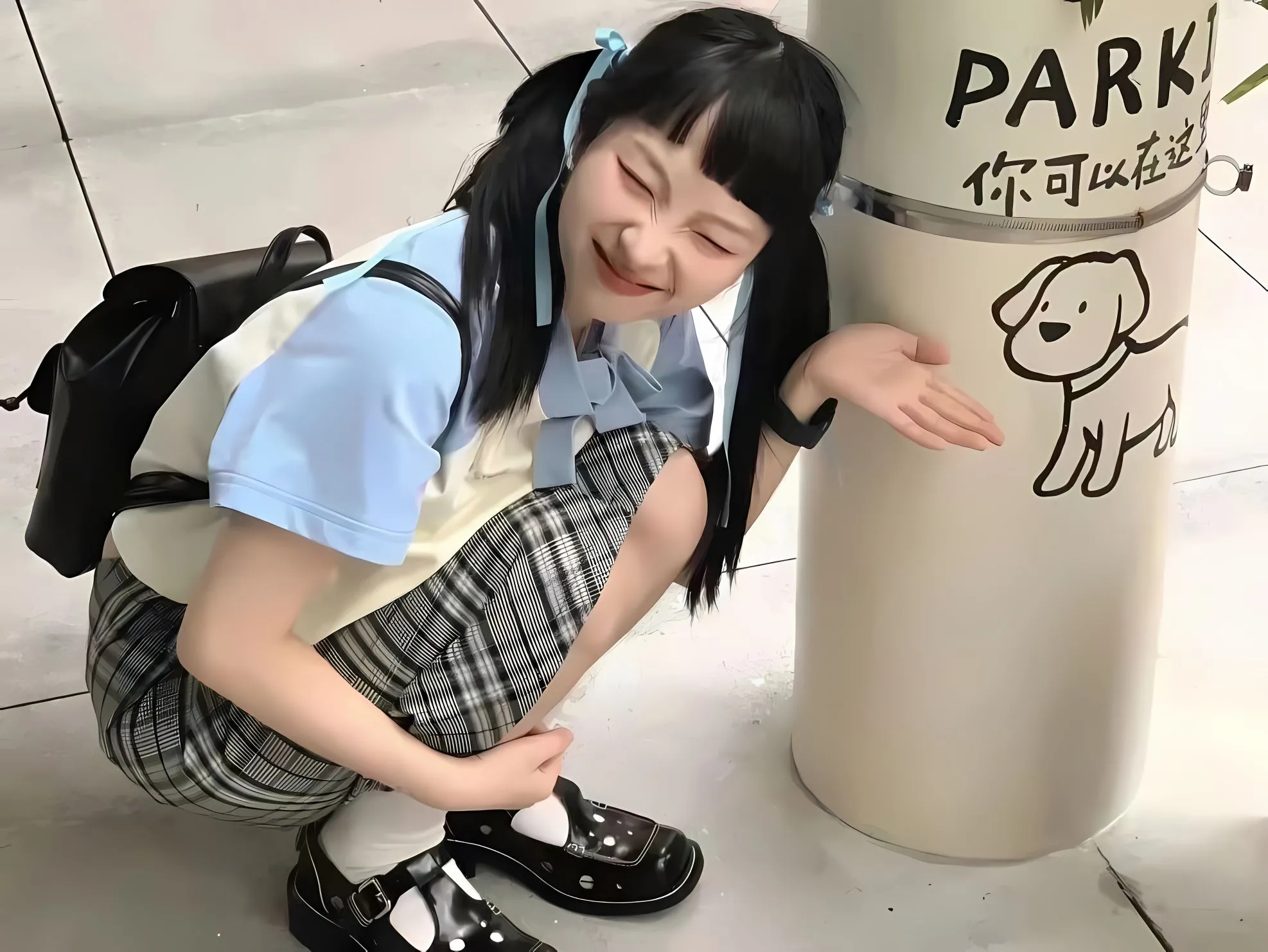 ins风 小清新 校园 JK少女 氛围感写真 壁纸预览