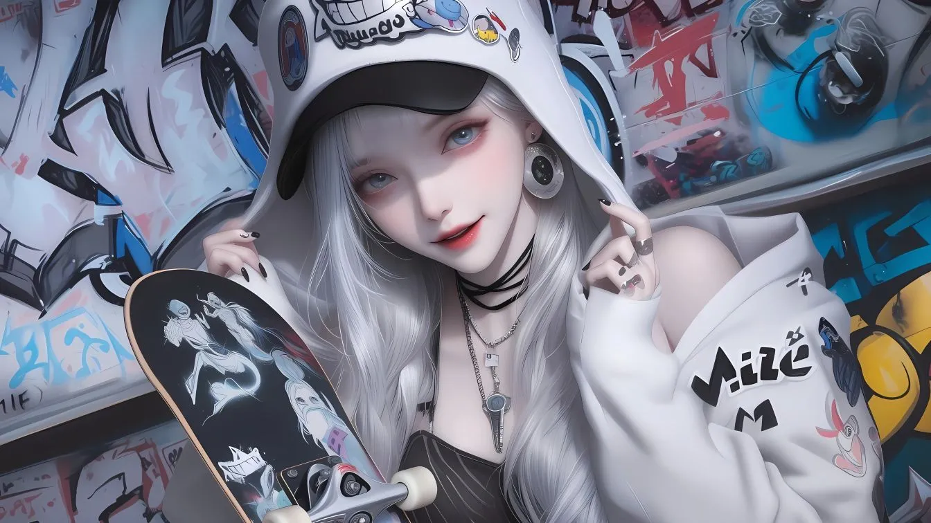 动漫 动漫少女 银发少女 壁纸预览
